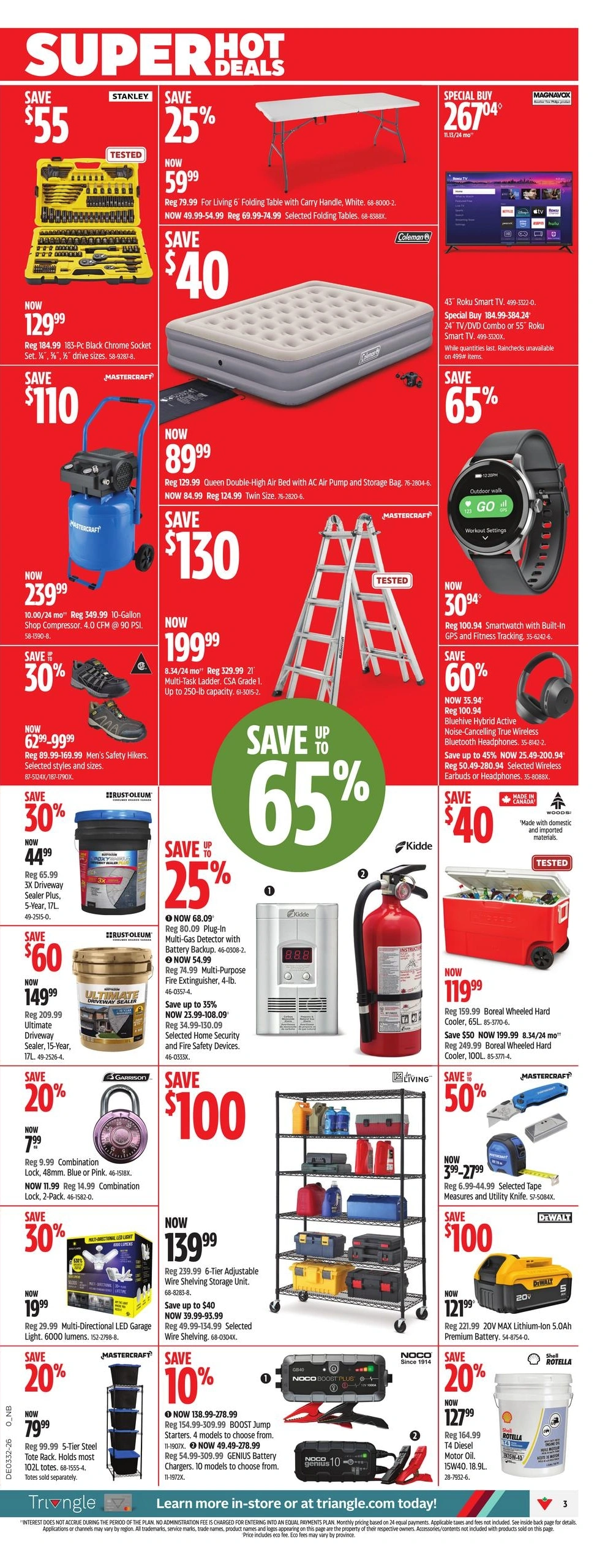 Canadian Tire flyer page 3