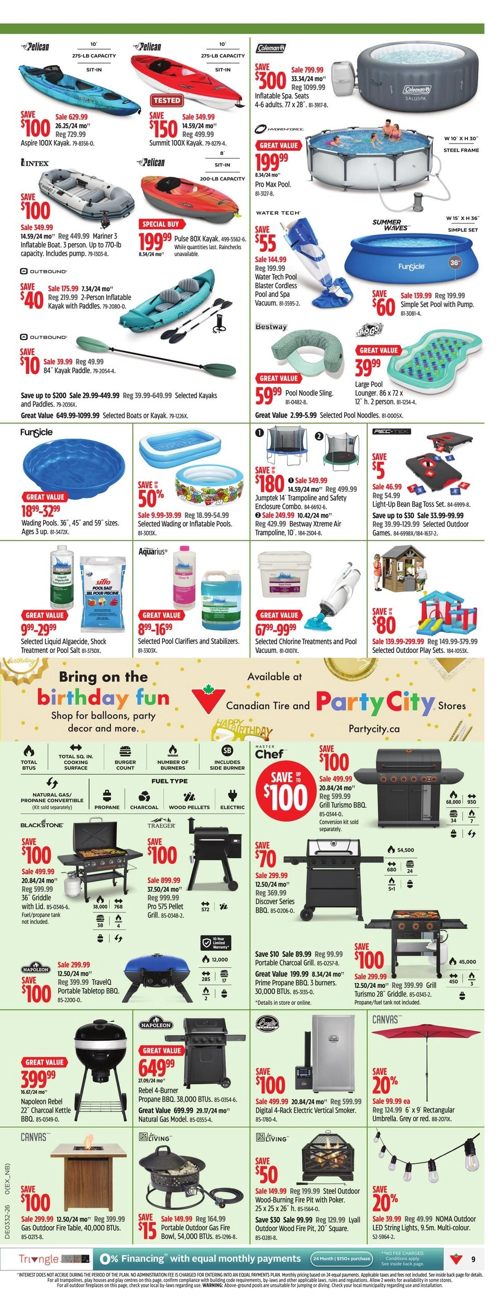 Canadian Tire flyer page 9