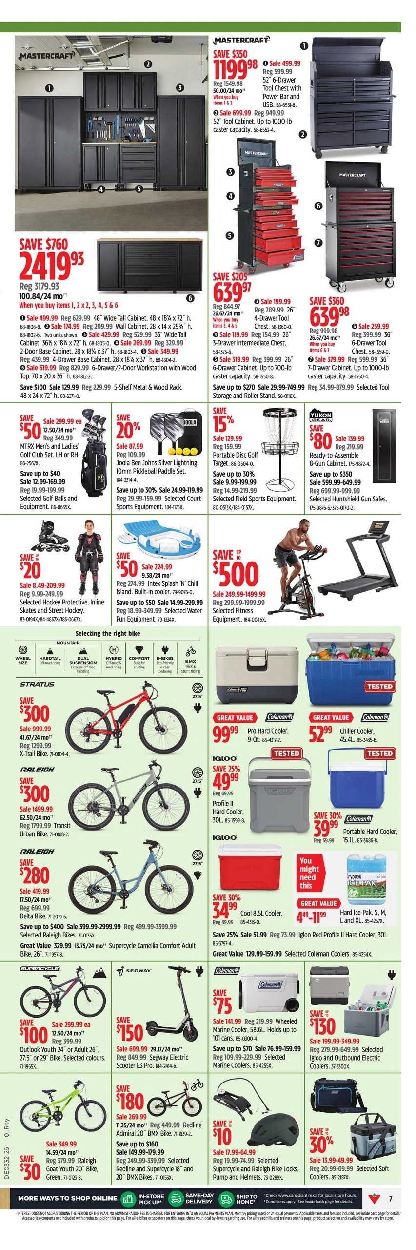 Canadian Tire flyer page 7