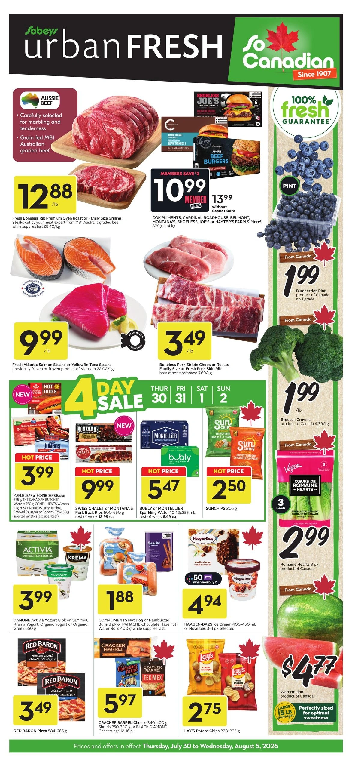 Sobeys flyer page 1