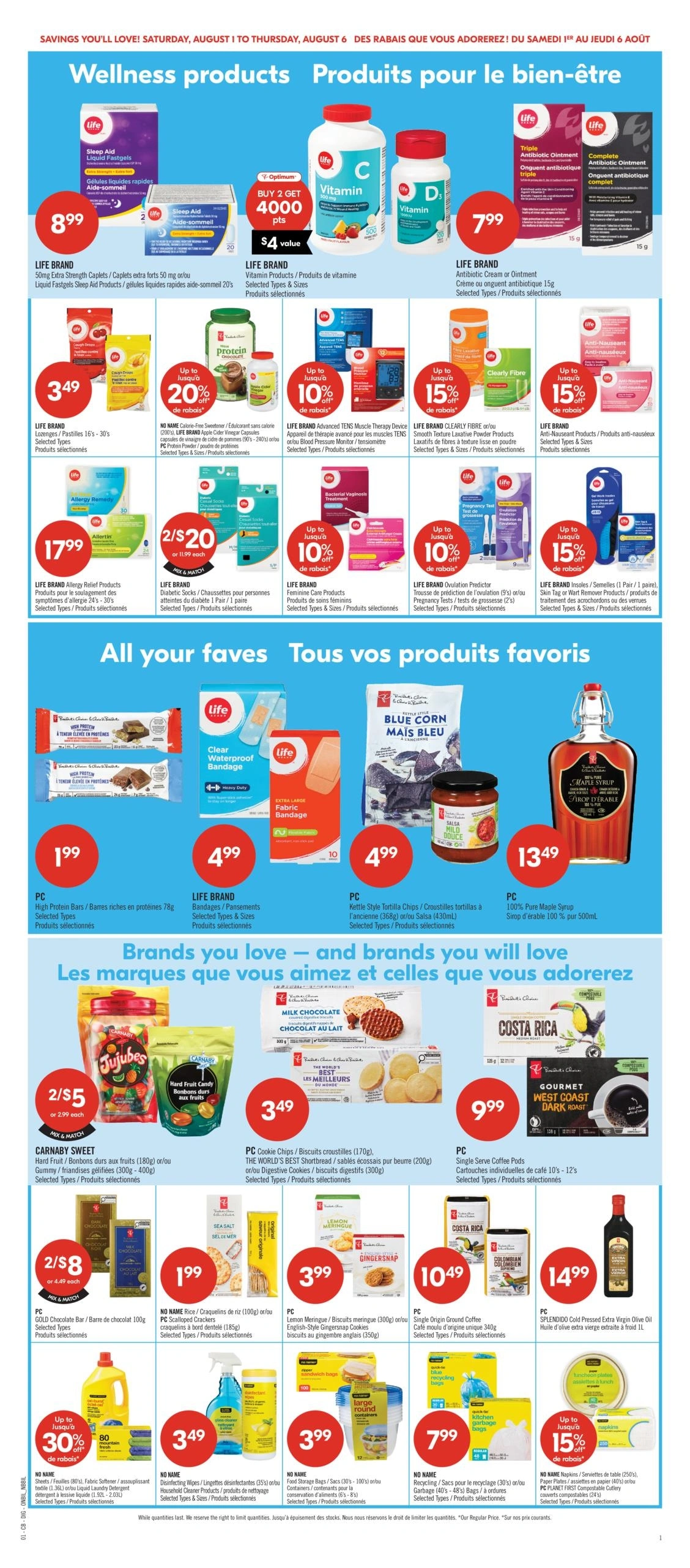 Shoppers Drug Mart flyer page 14