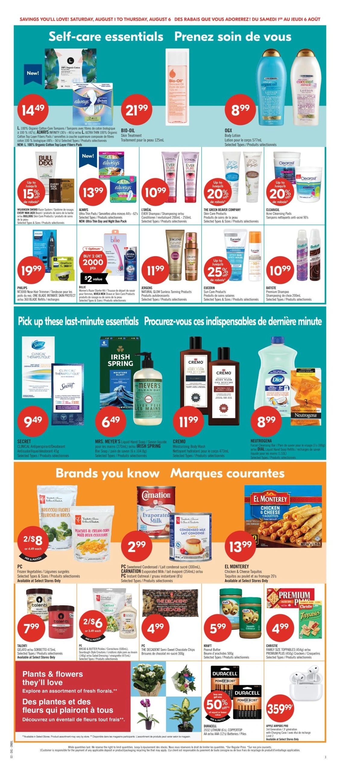 Shoppers Drug Mart flyer page 18