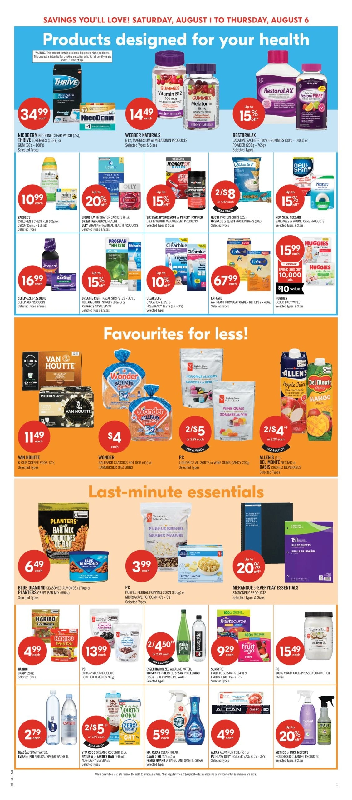 Shoppers Drug Mart flyer page 16