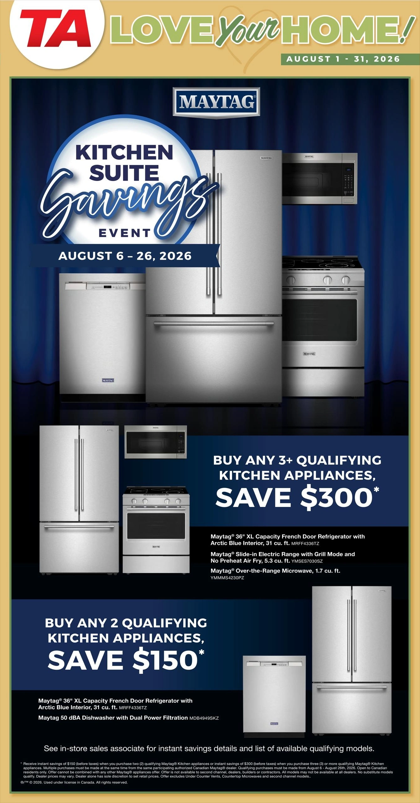TA Appliances flyer page 4