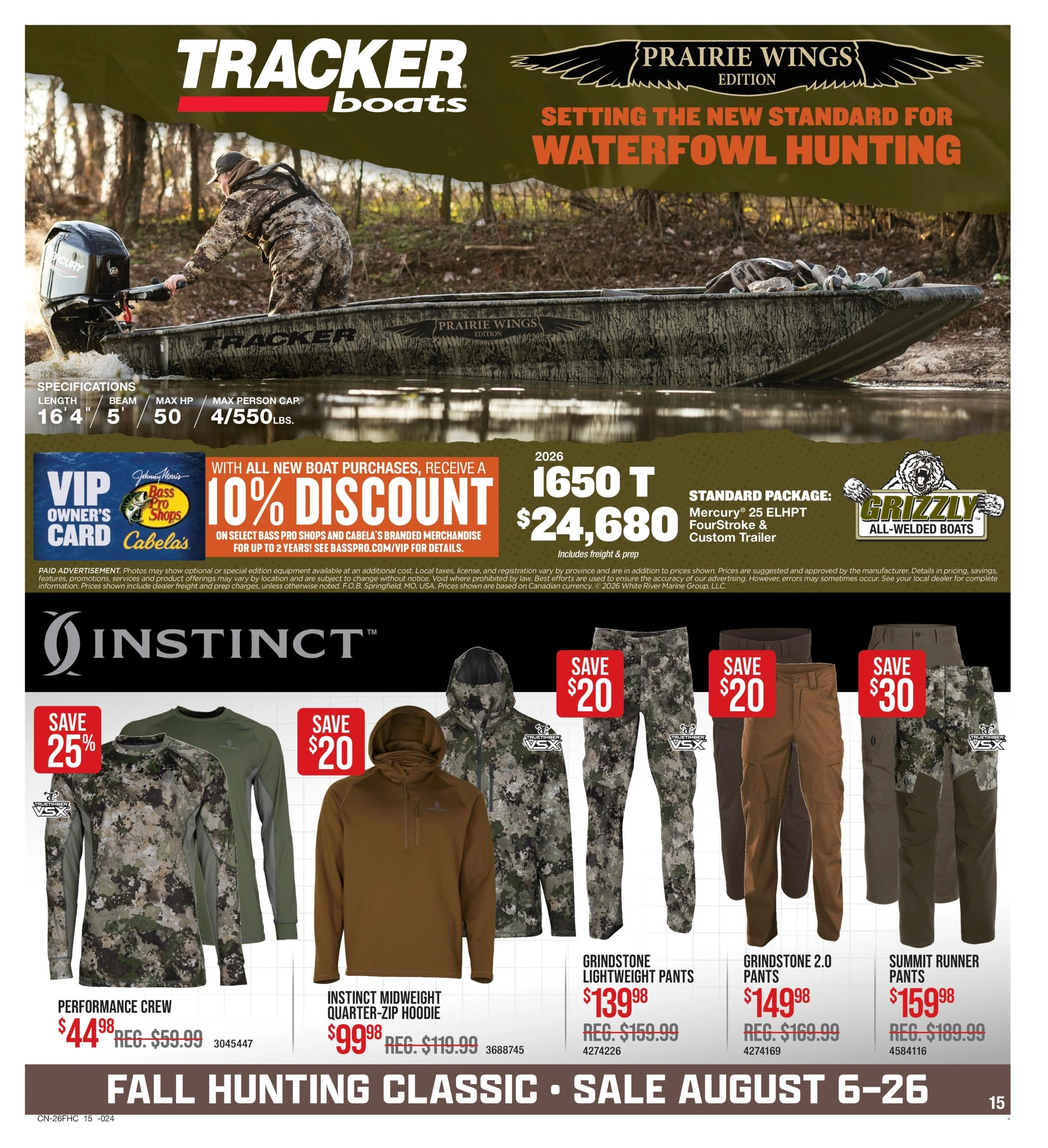 Cabela's & Bass Pro flyer page 15