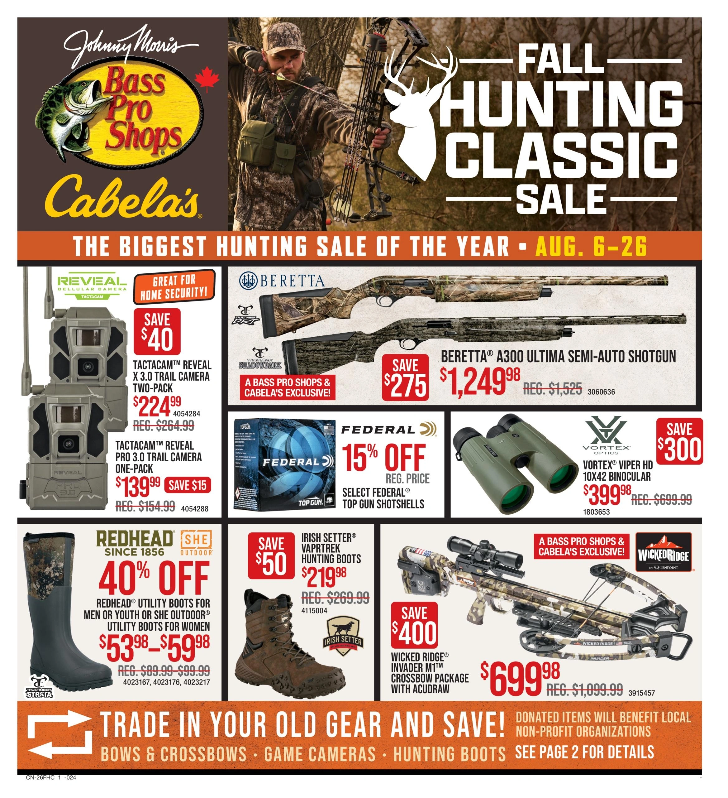 Cabela's & Bass Pro flyer page 1