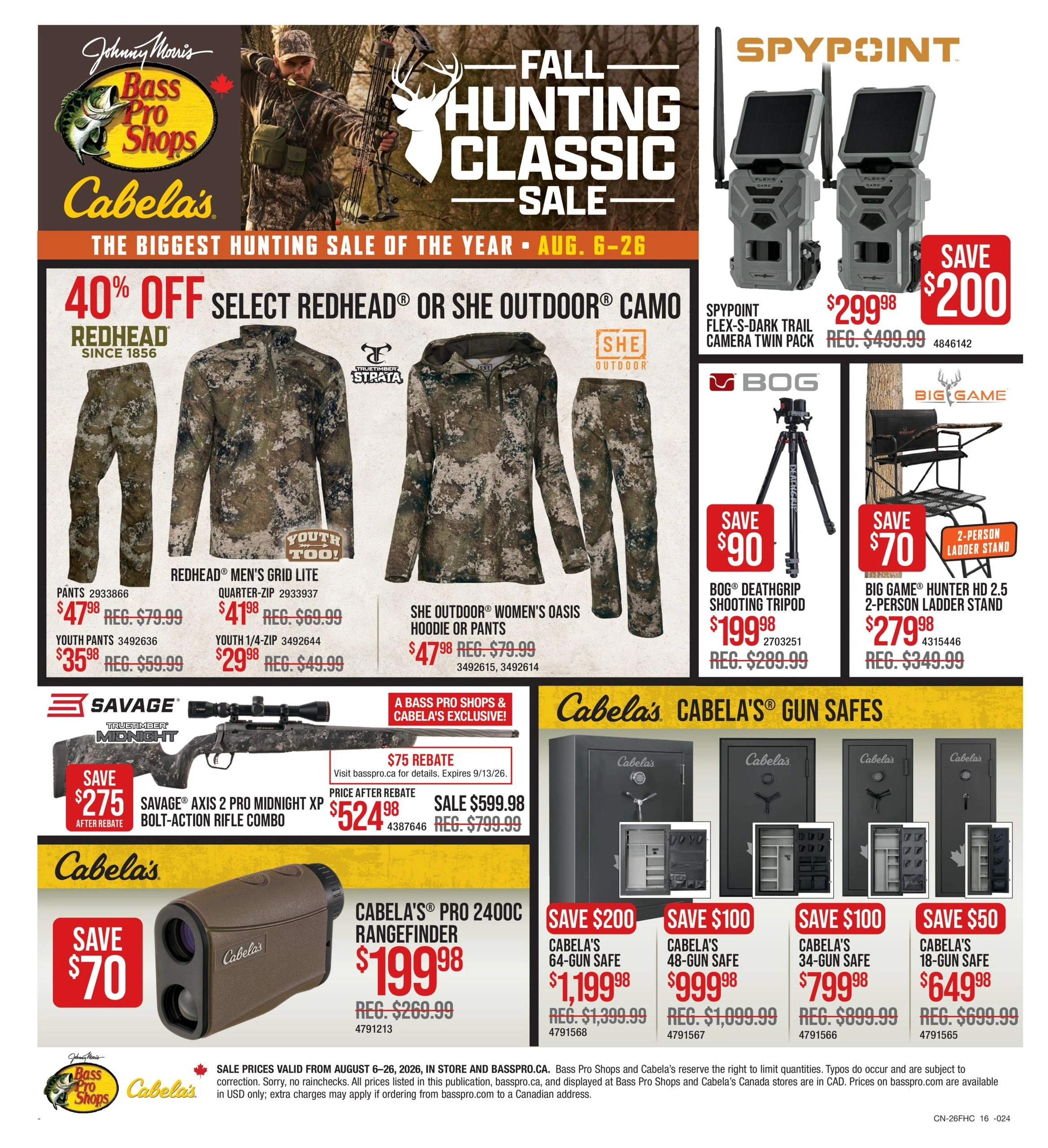 Cabela's & Bass Pro flyer page 16