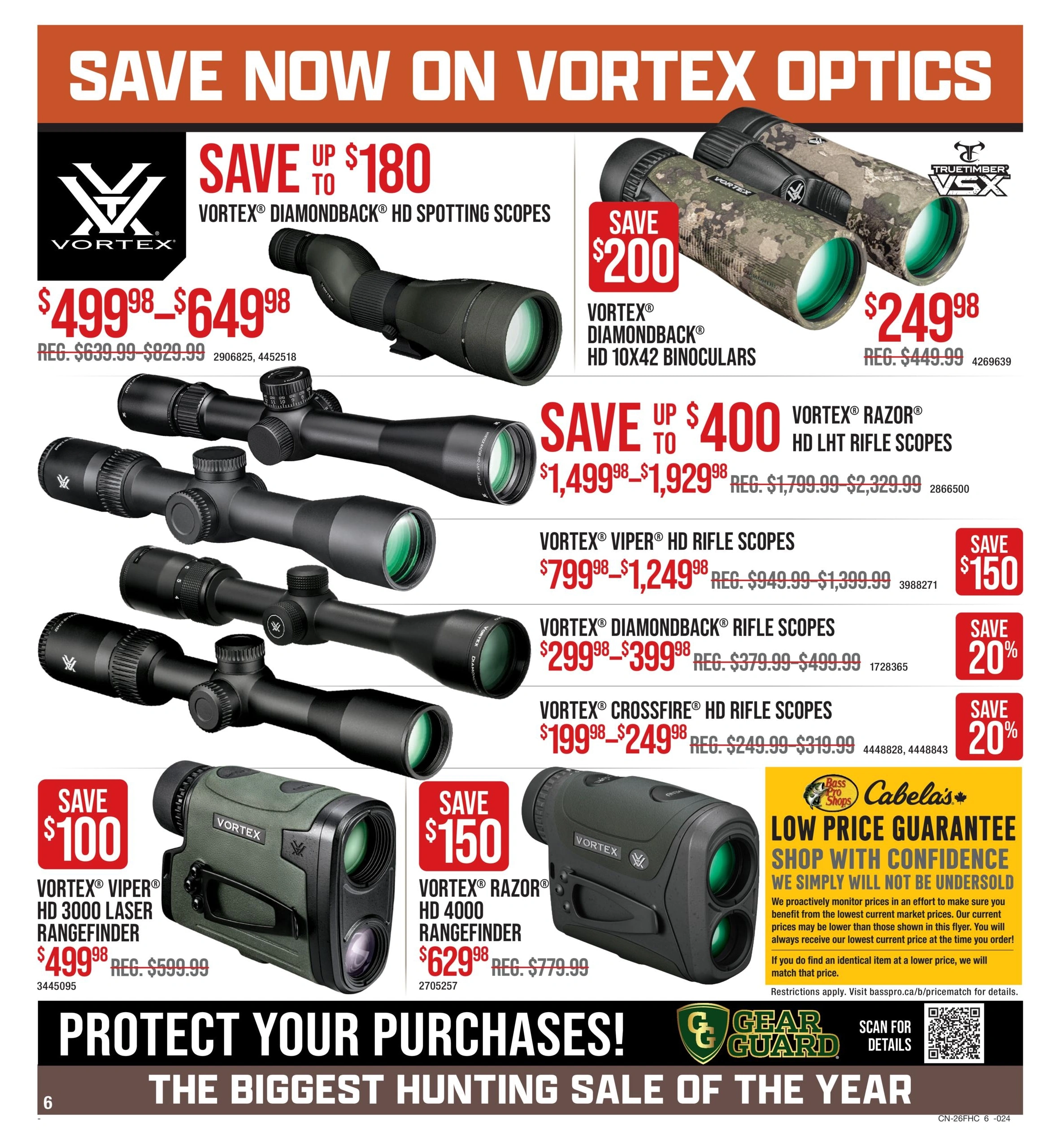 Cabela's & Bass Pro flyer page 6