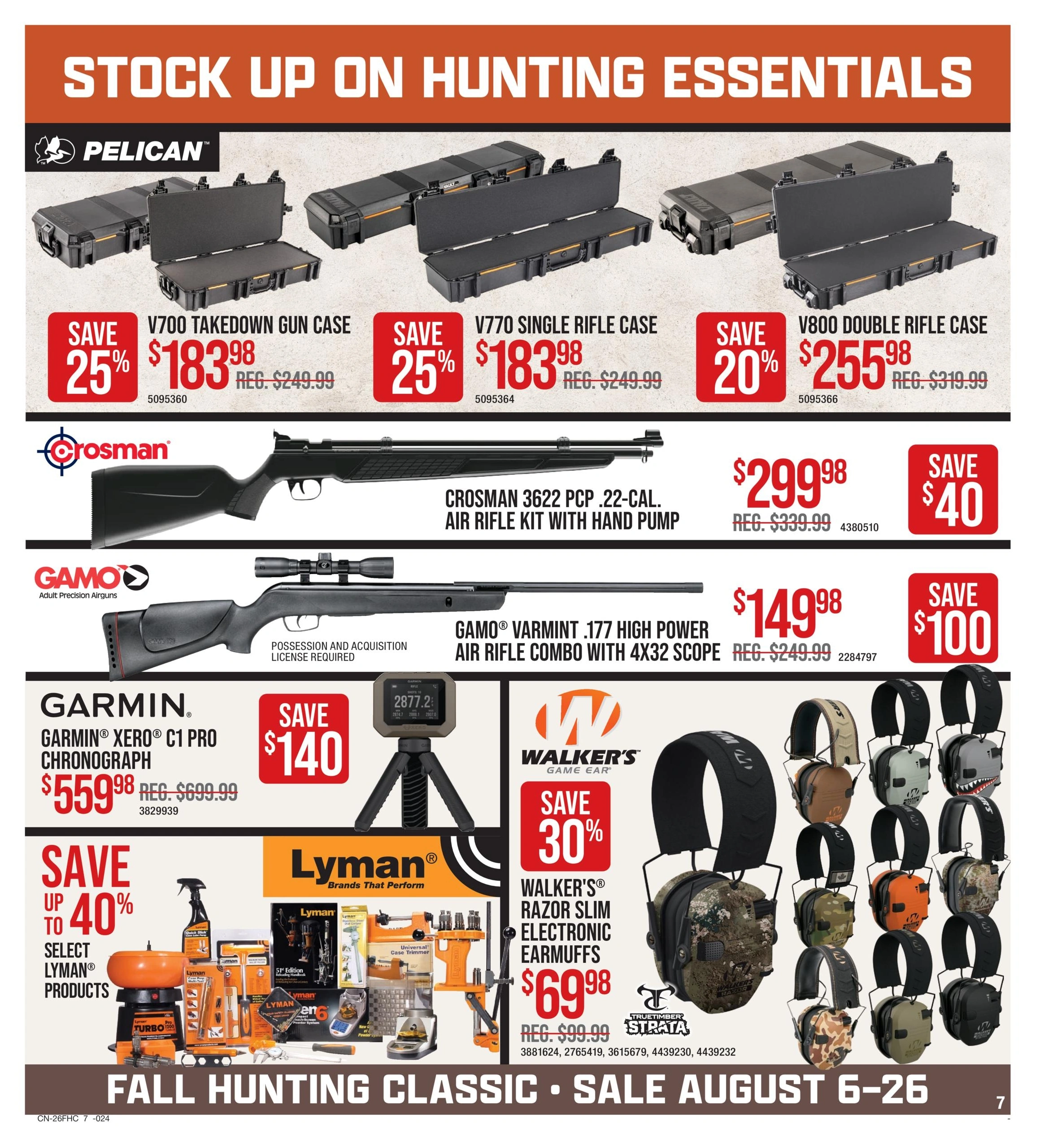 Cabela's & Bass Pro flyer page 7