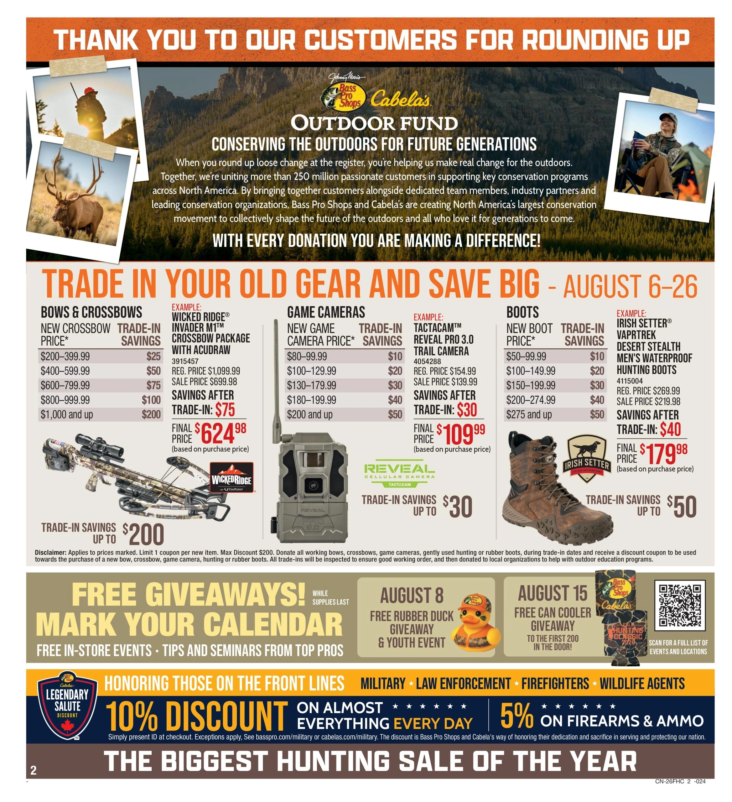 Cabela's & Bass Pro flyer page 2