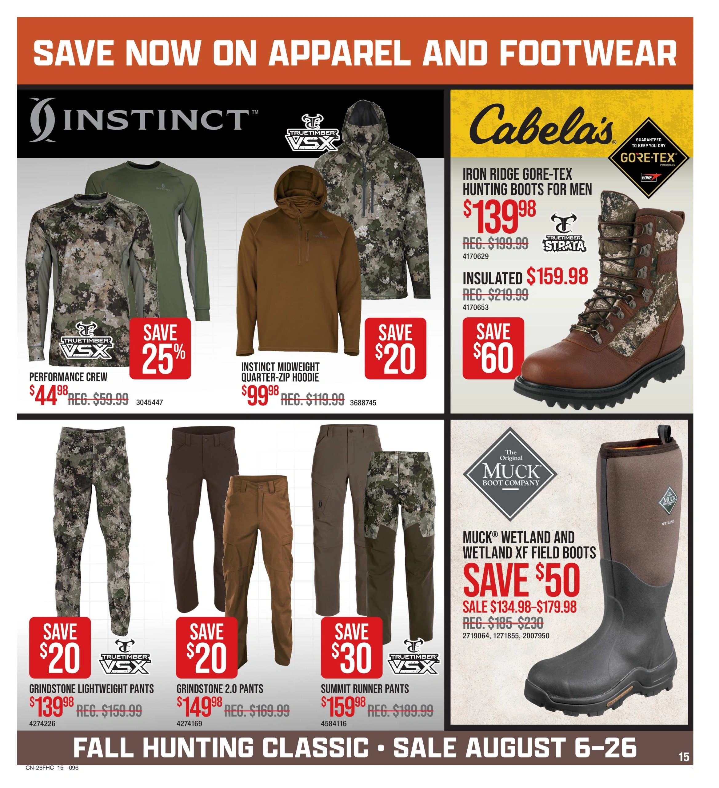 Cabela's & Bass Pro flyer page 15