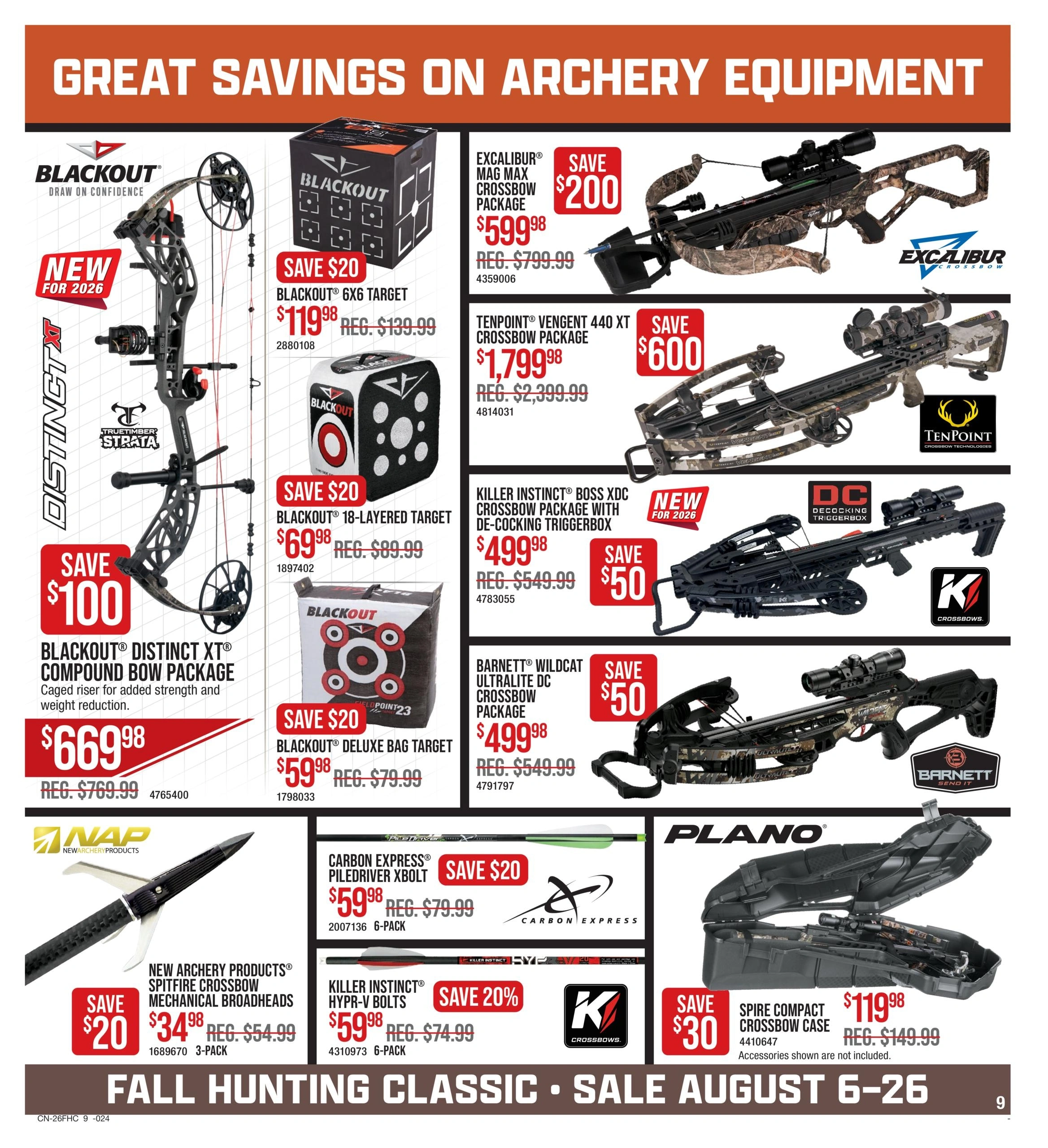 Cabela's & Bass Pro flyer page 9