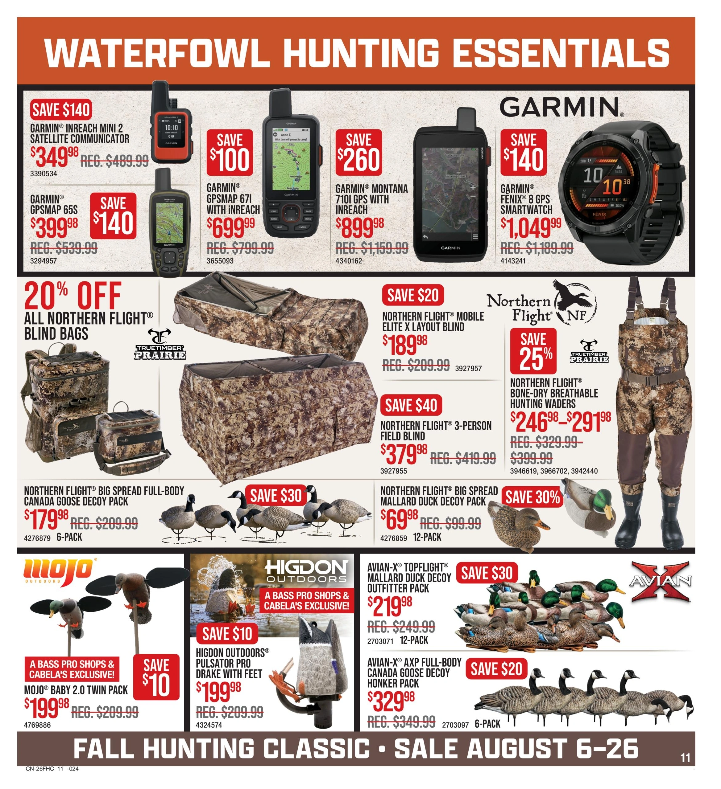 Cabela's & Bass Pro flyer page 11