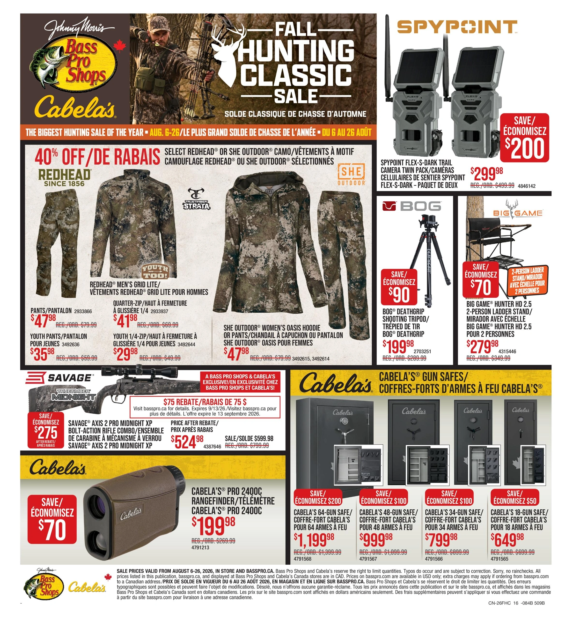Cabela's & Bass Pro flyer page 16