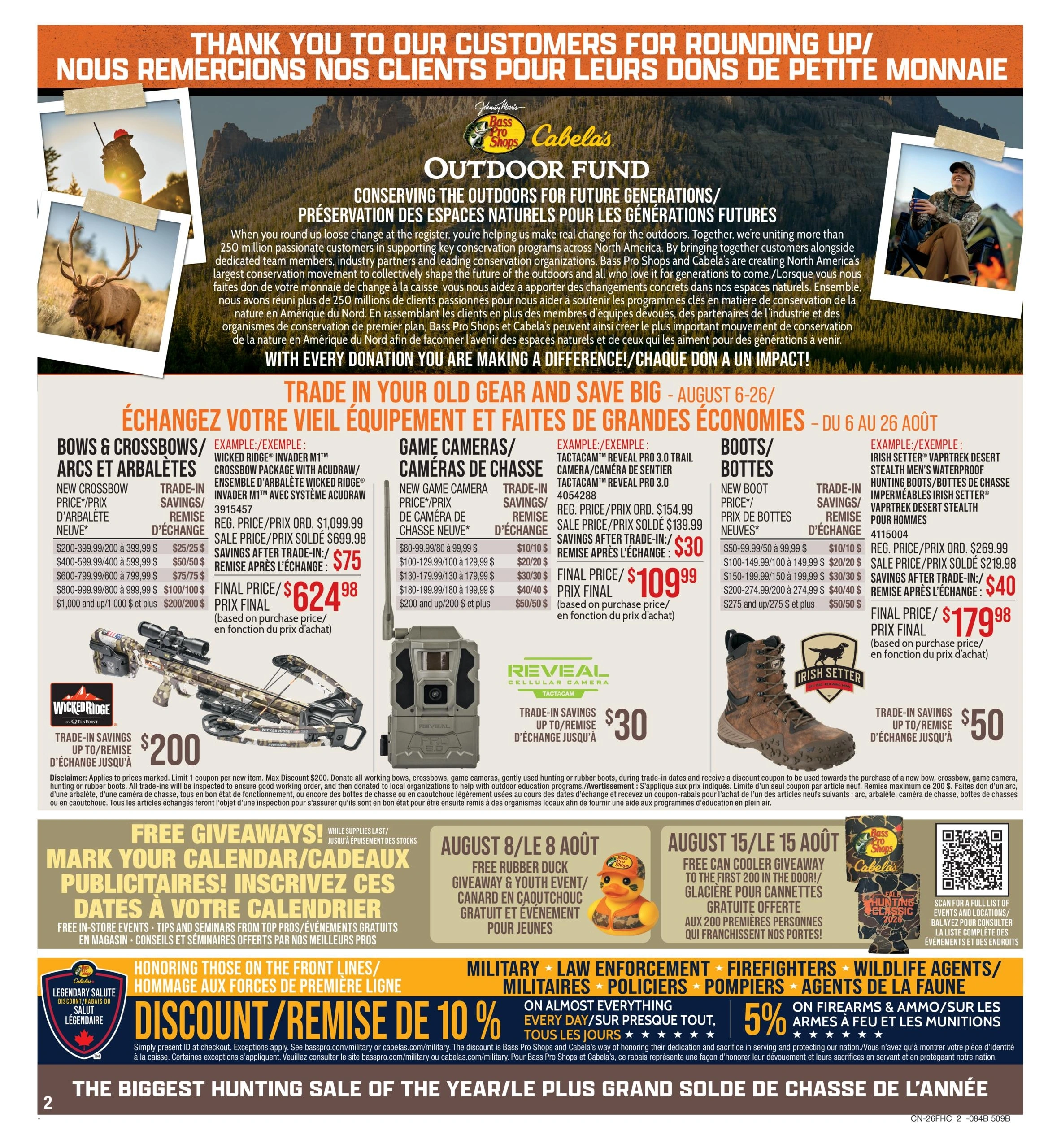Cabela's & Bass Pro flyer page 2