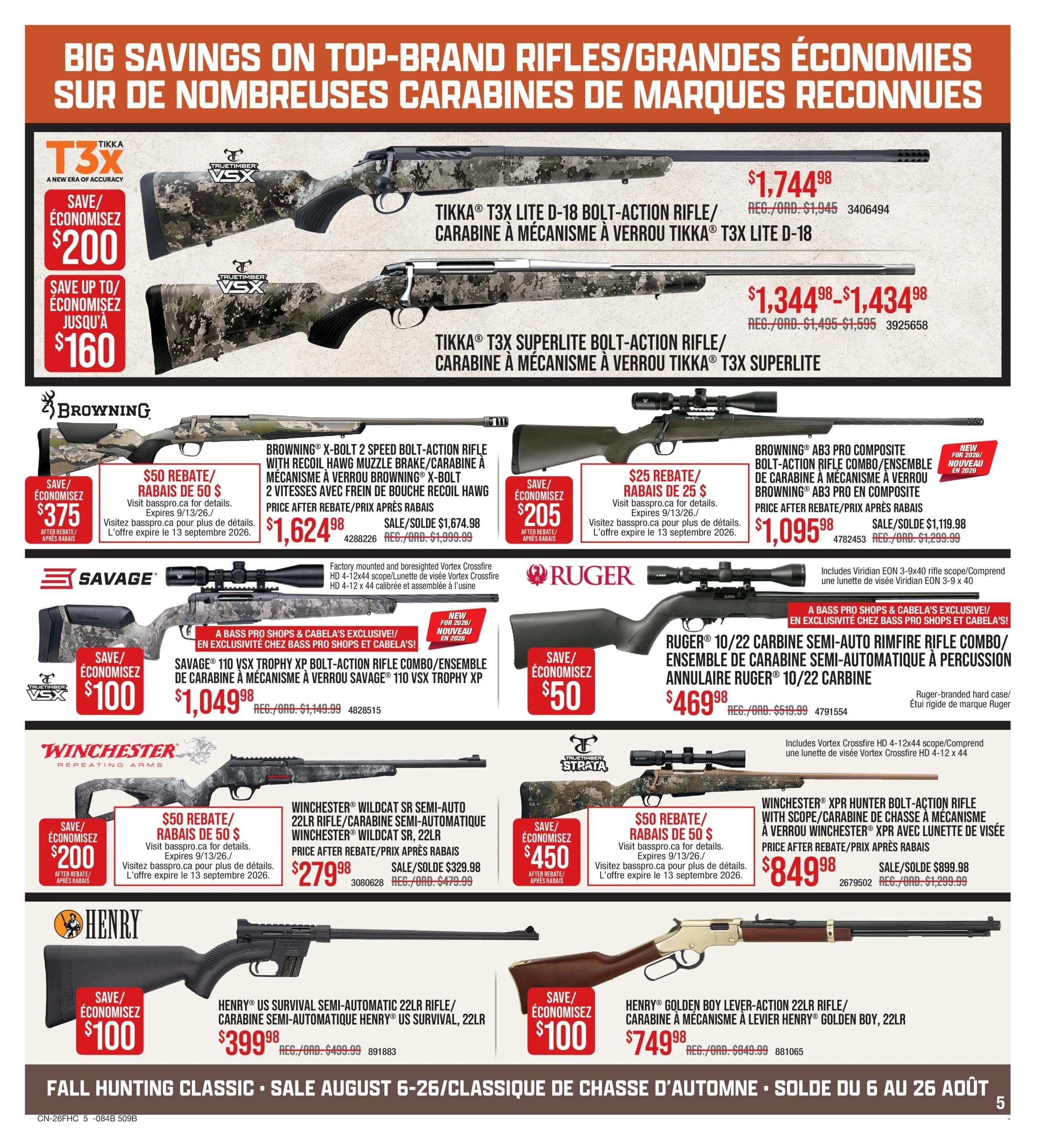 Cabela's & Bass Pro flyer page 5