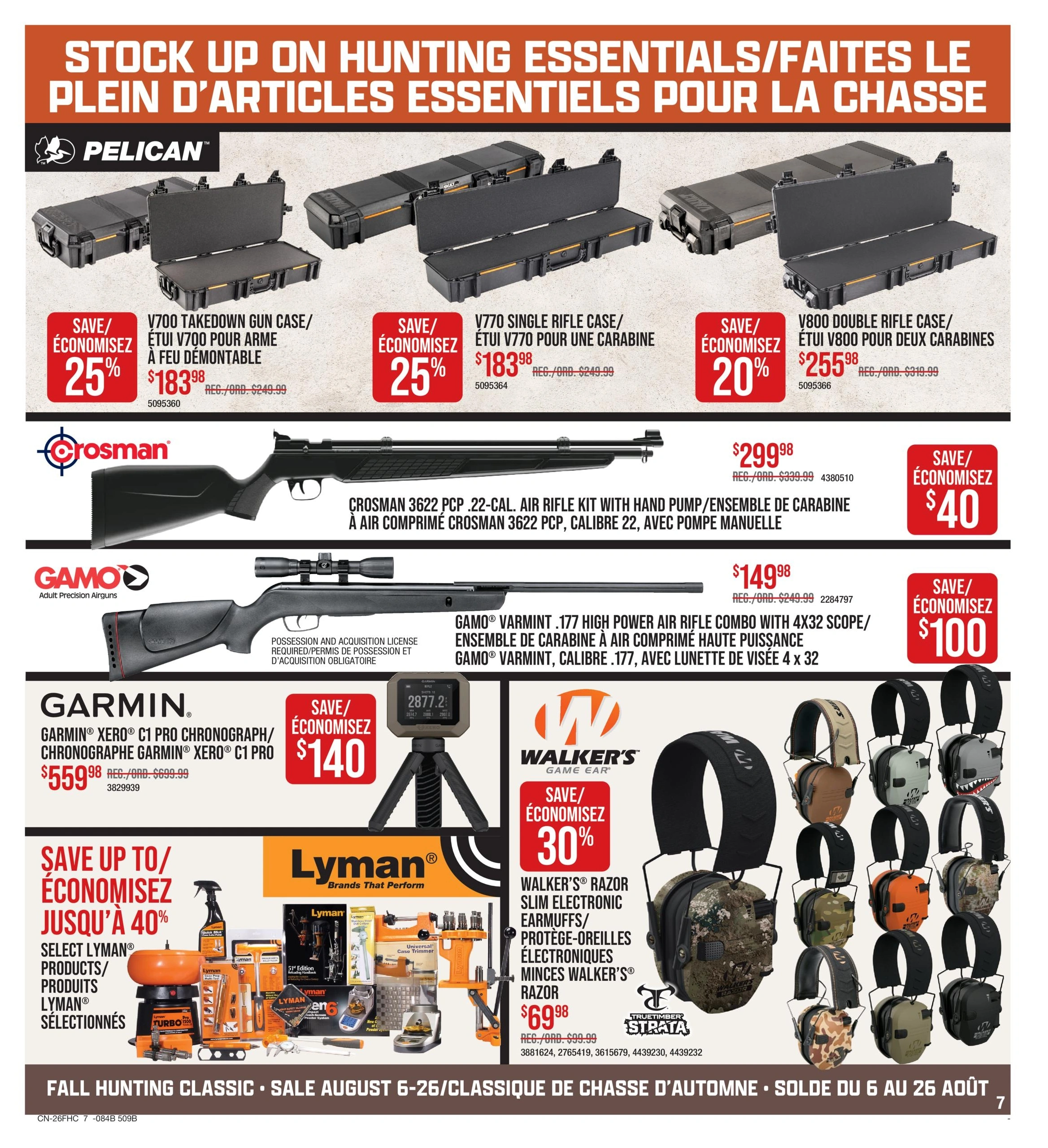 Cabela's & Bass Pro flyer page 7