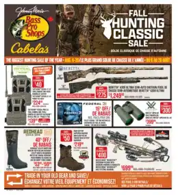 Cabela's & Bass Pro Fall Hunting Classic Sale