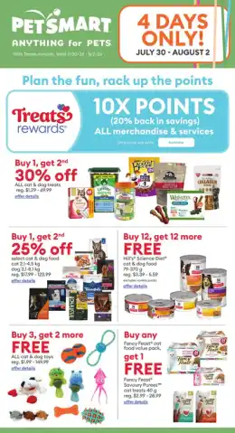 PetSmart July 4D Sale Event