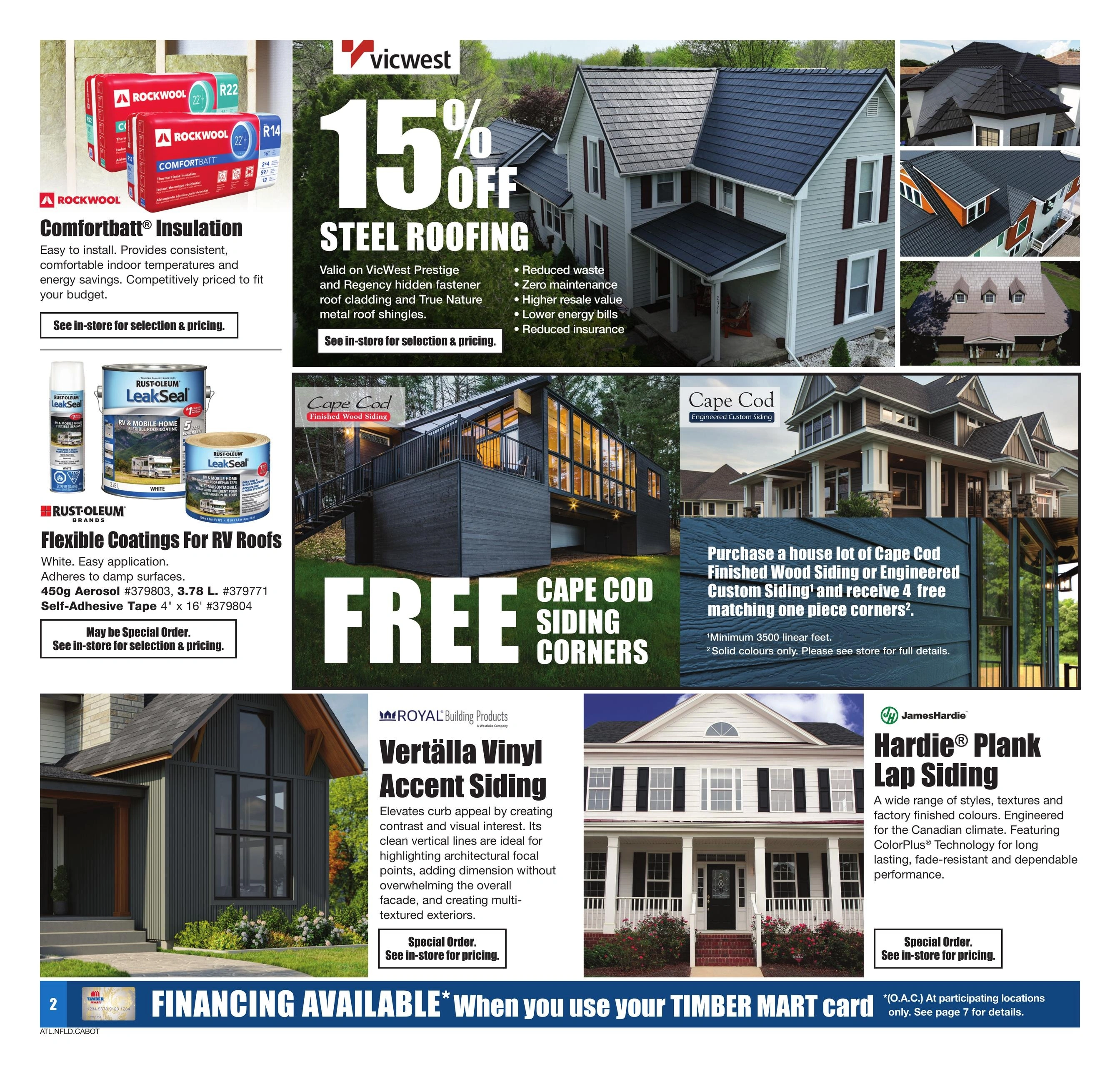 Timber Mart flyer page 2