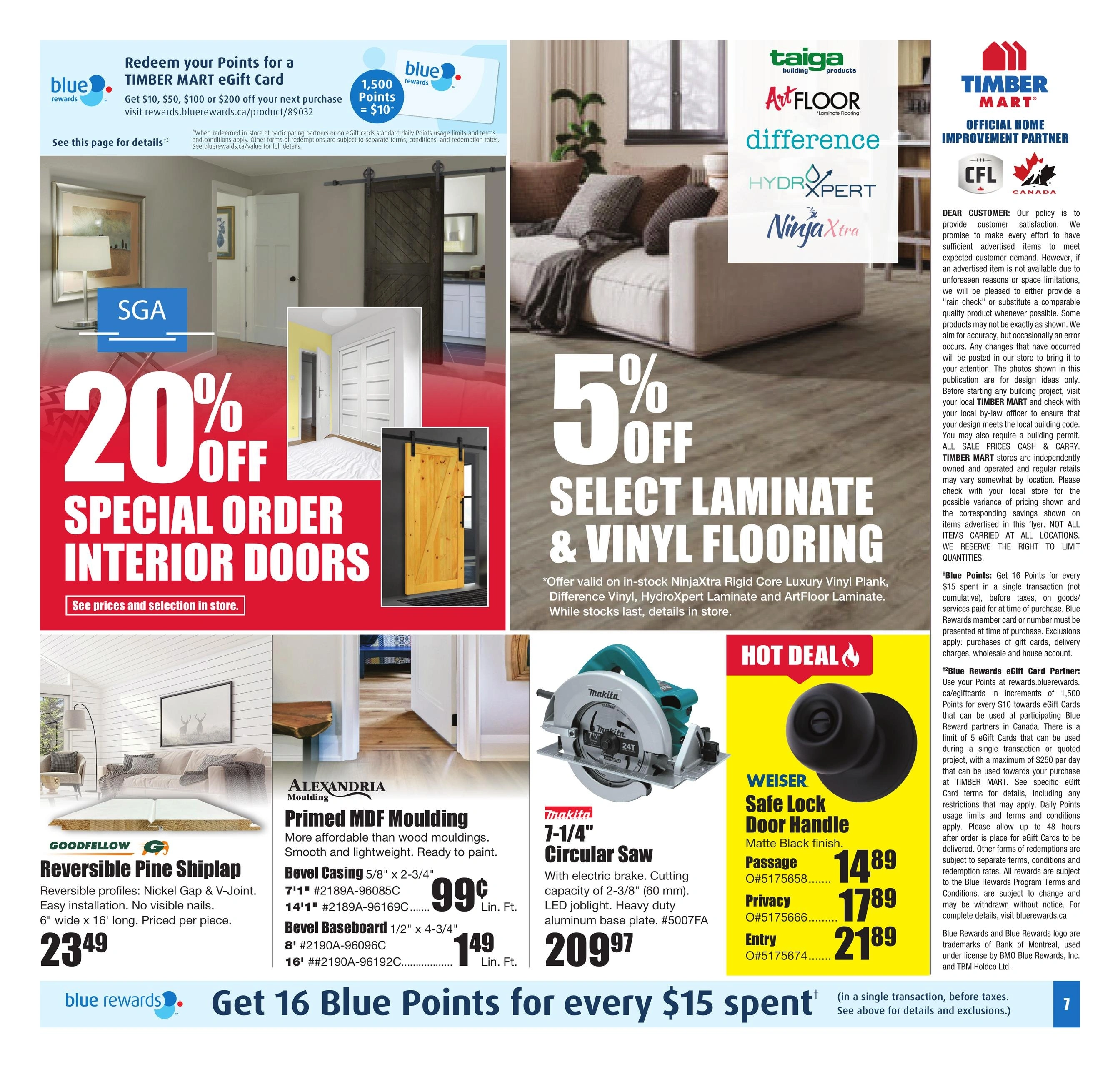 Timber Mart flyer page 7