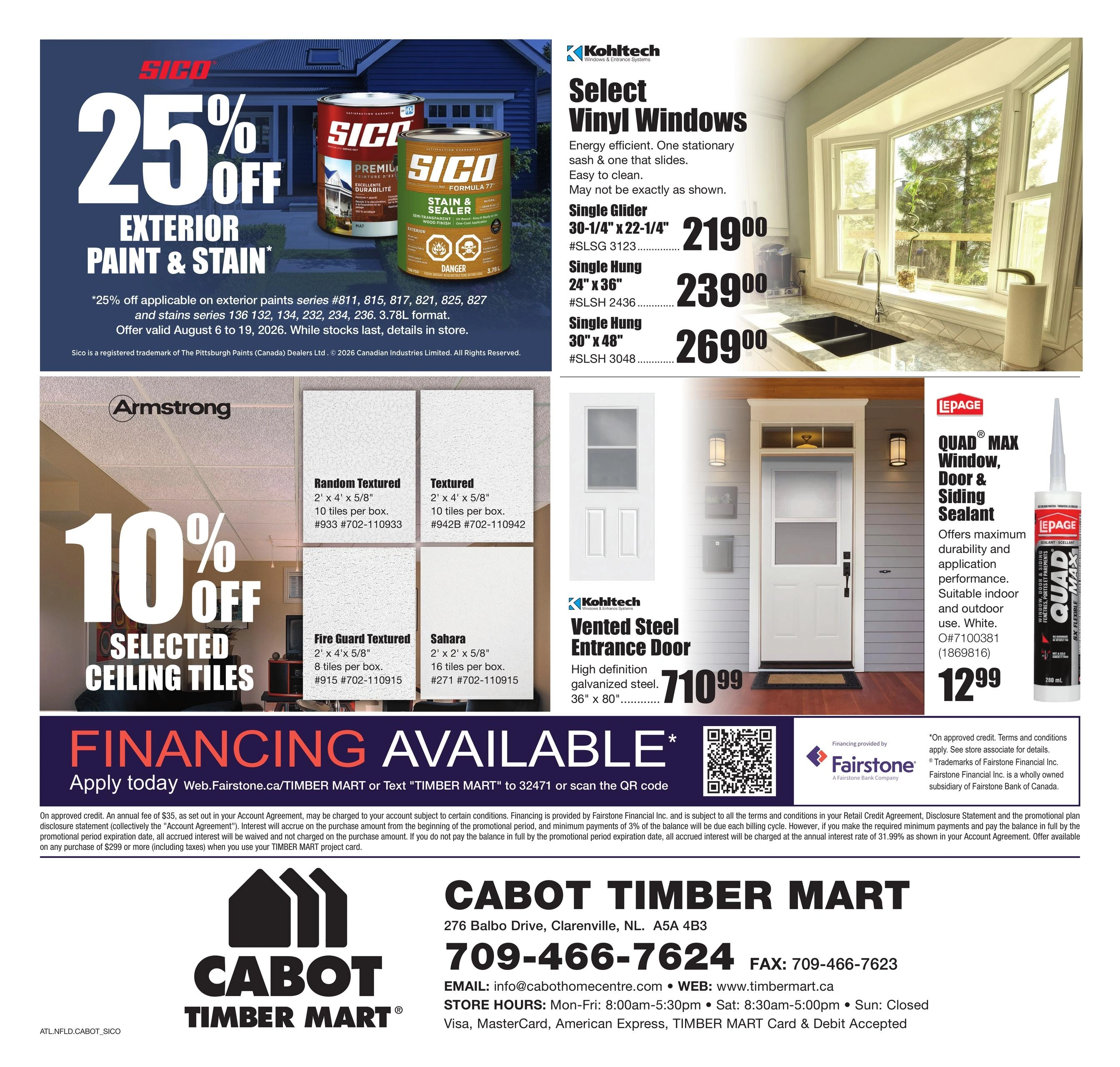 Timber Mart flyer page 8