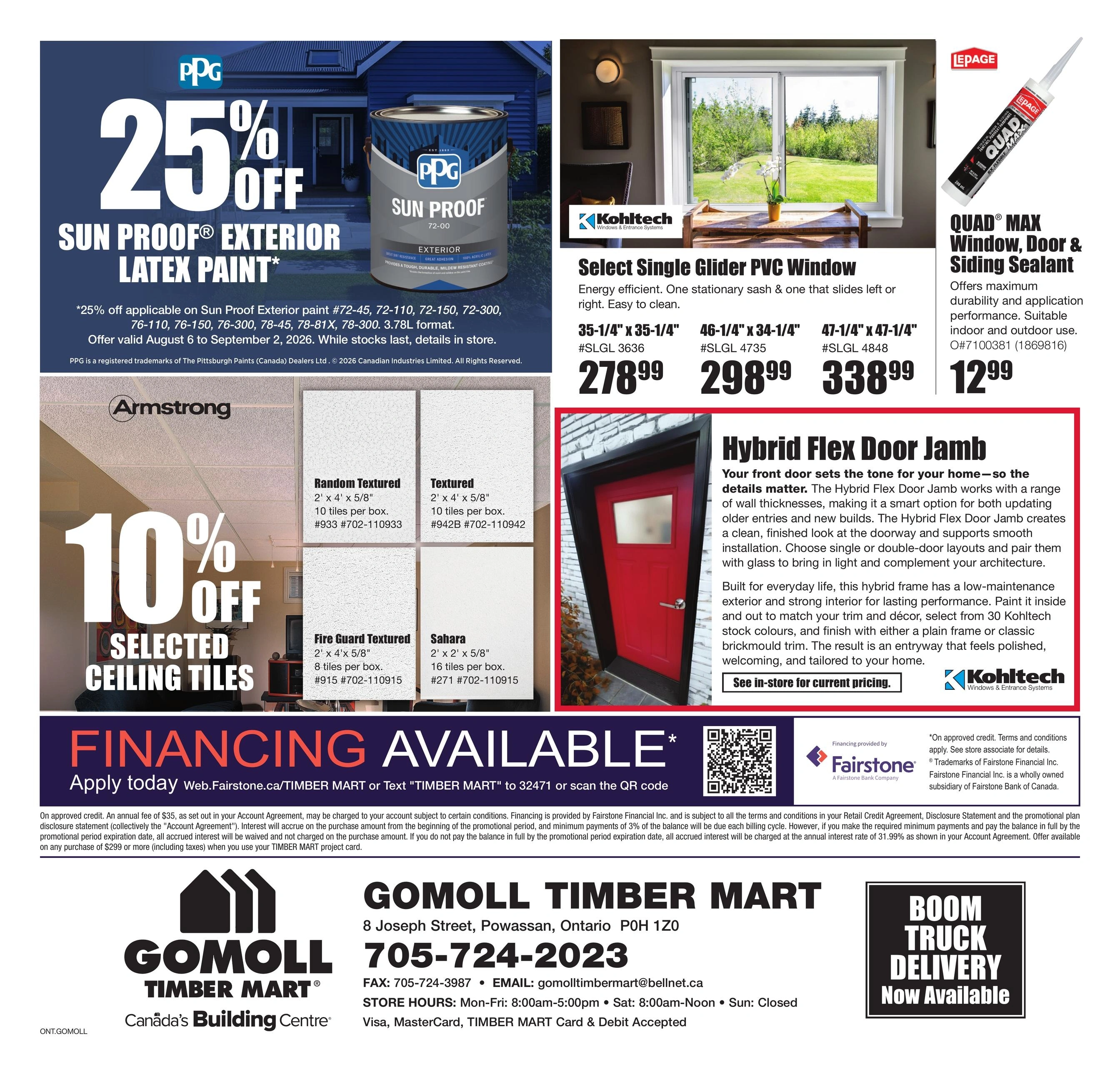 Timber Mart flyer page 8