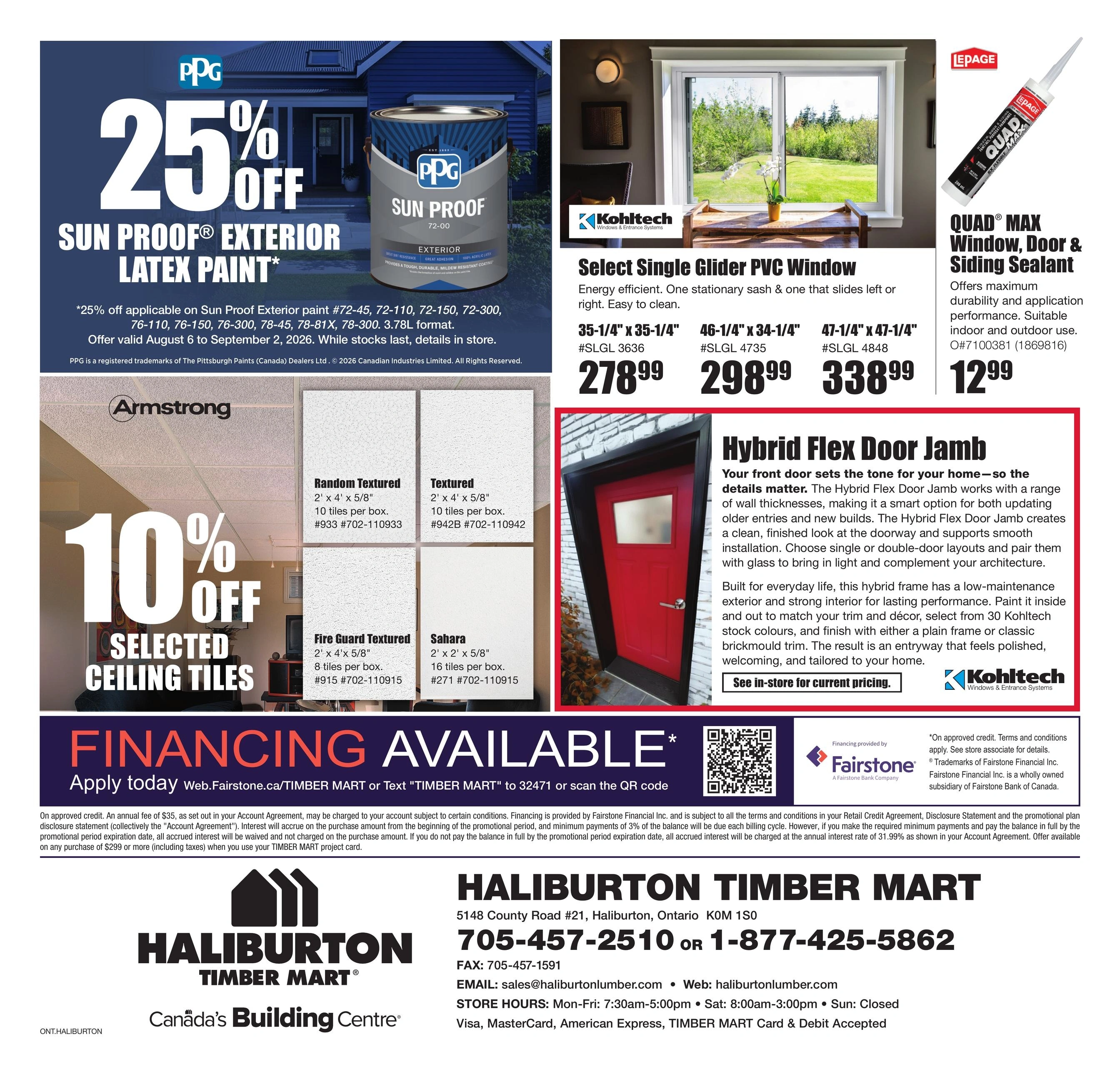 Timber Mart flyer page 8