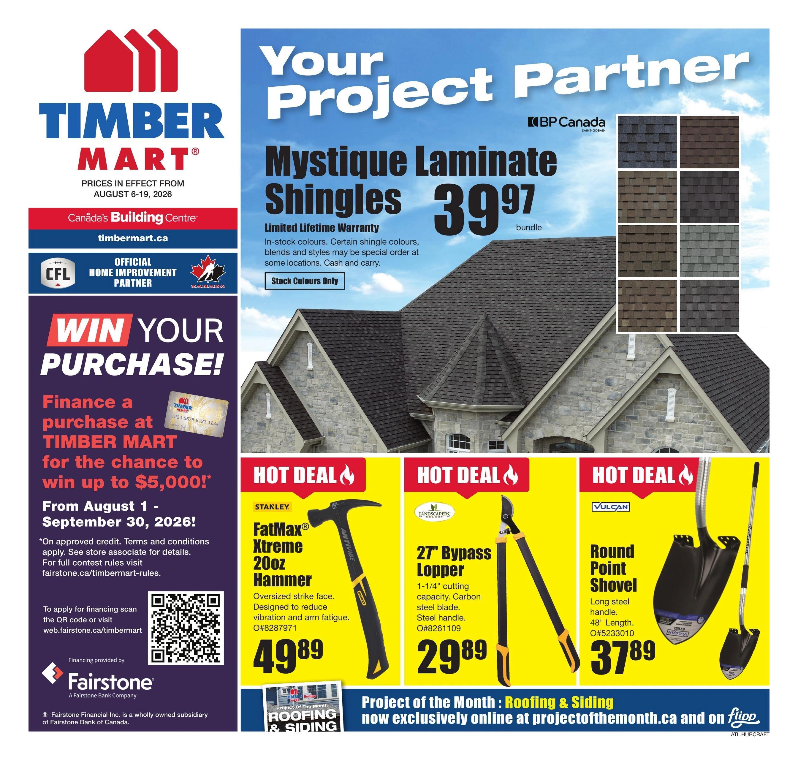 Timber Mart flyer page 1