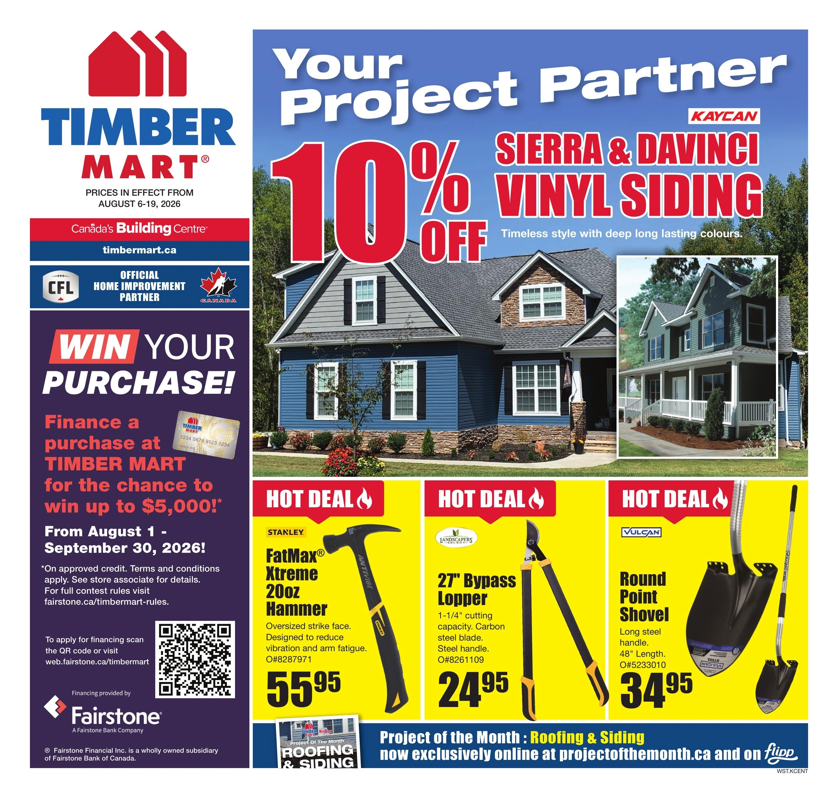 Timber Mart flyer page 1