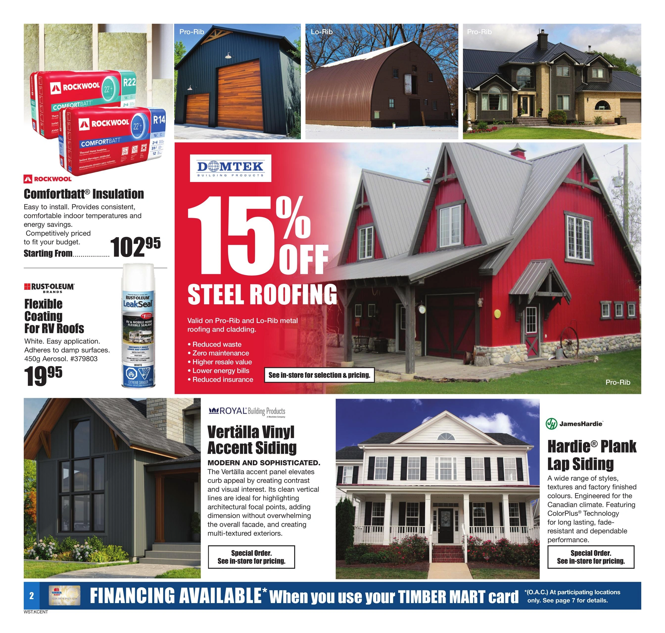 Timber Mart flyer page 2