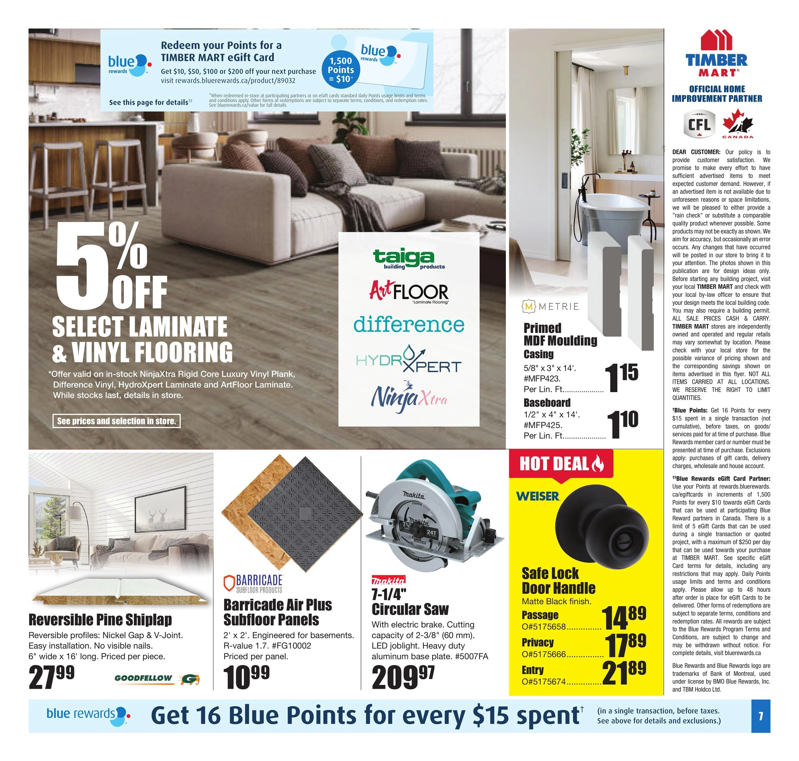 Timber Mart flyer page 7