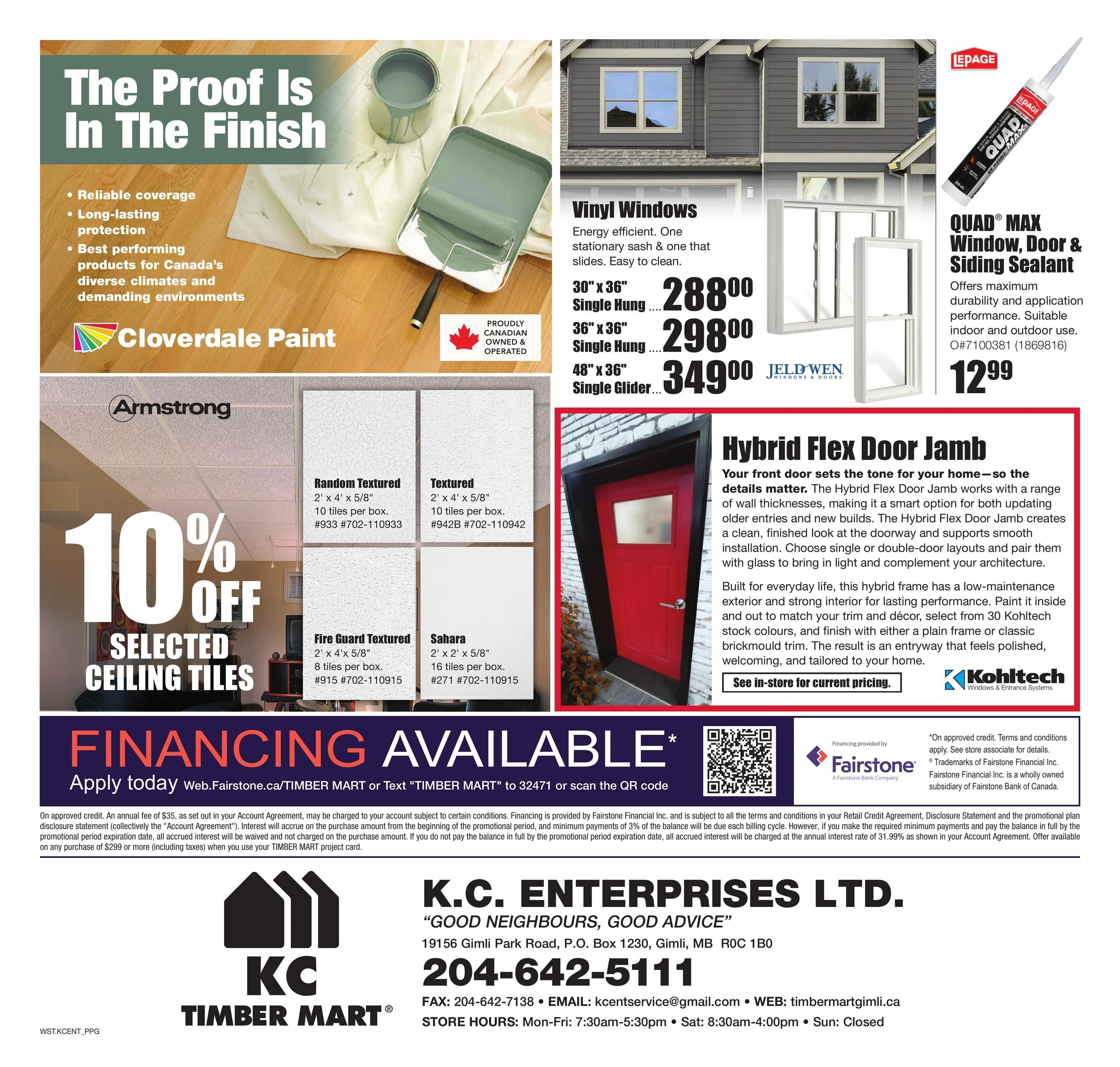 Timber Mart flyer page 8