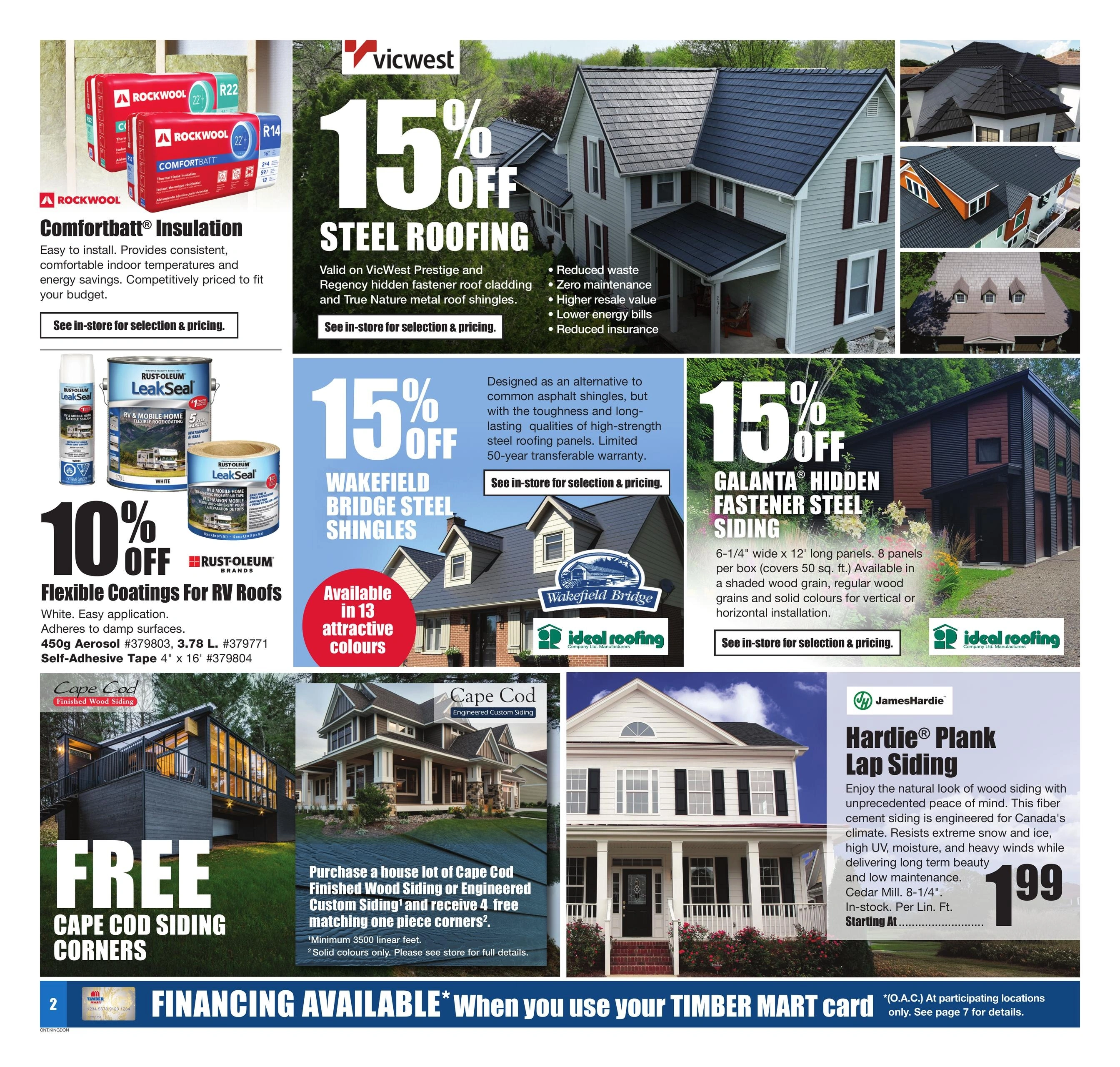 Timber Mart flyer page 2