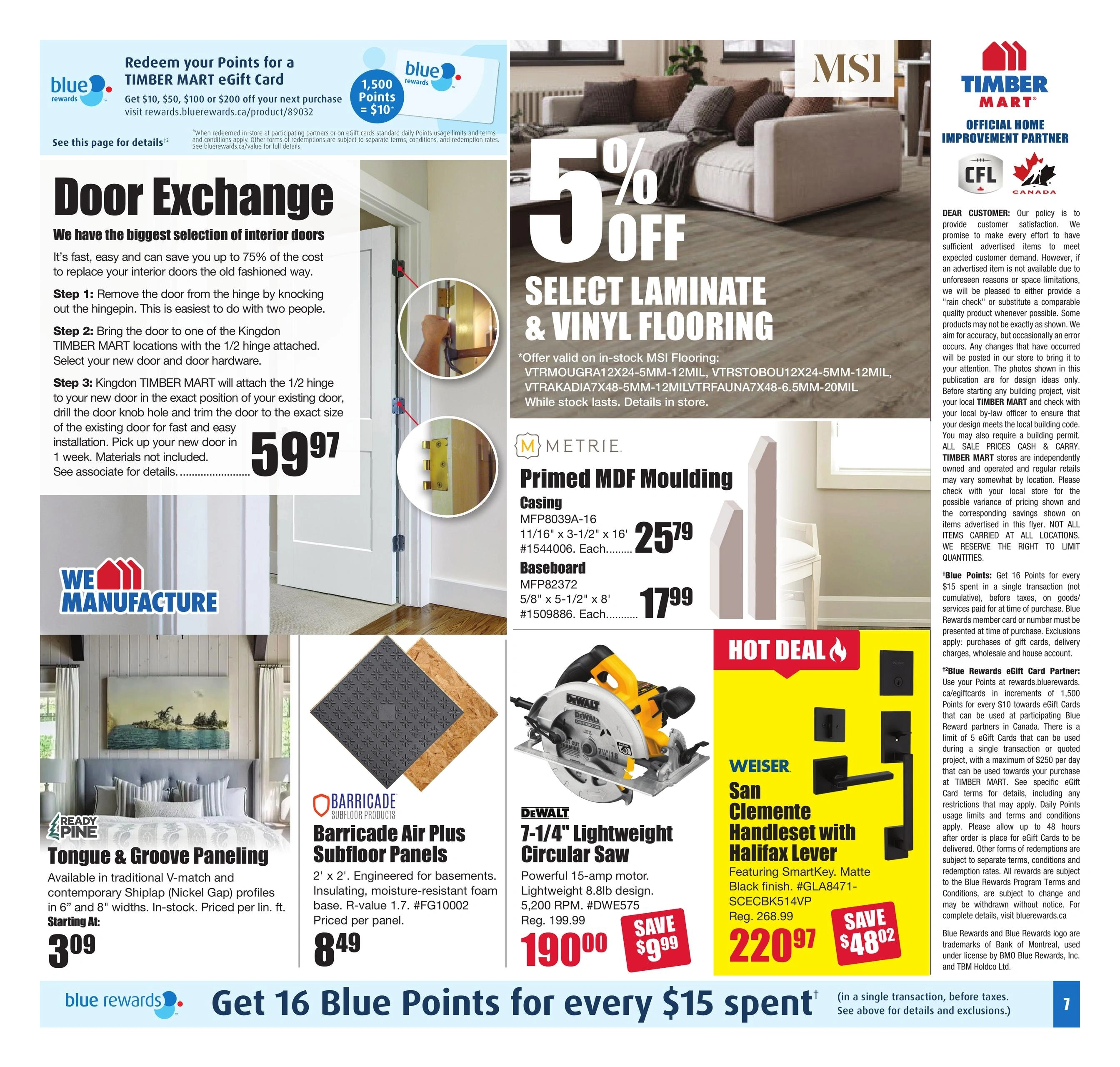 Timber Mart flyer page 7