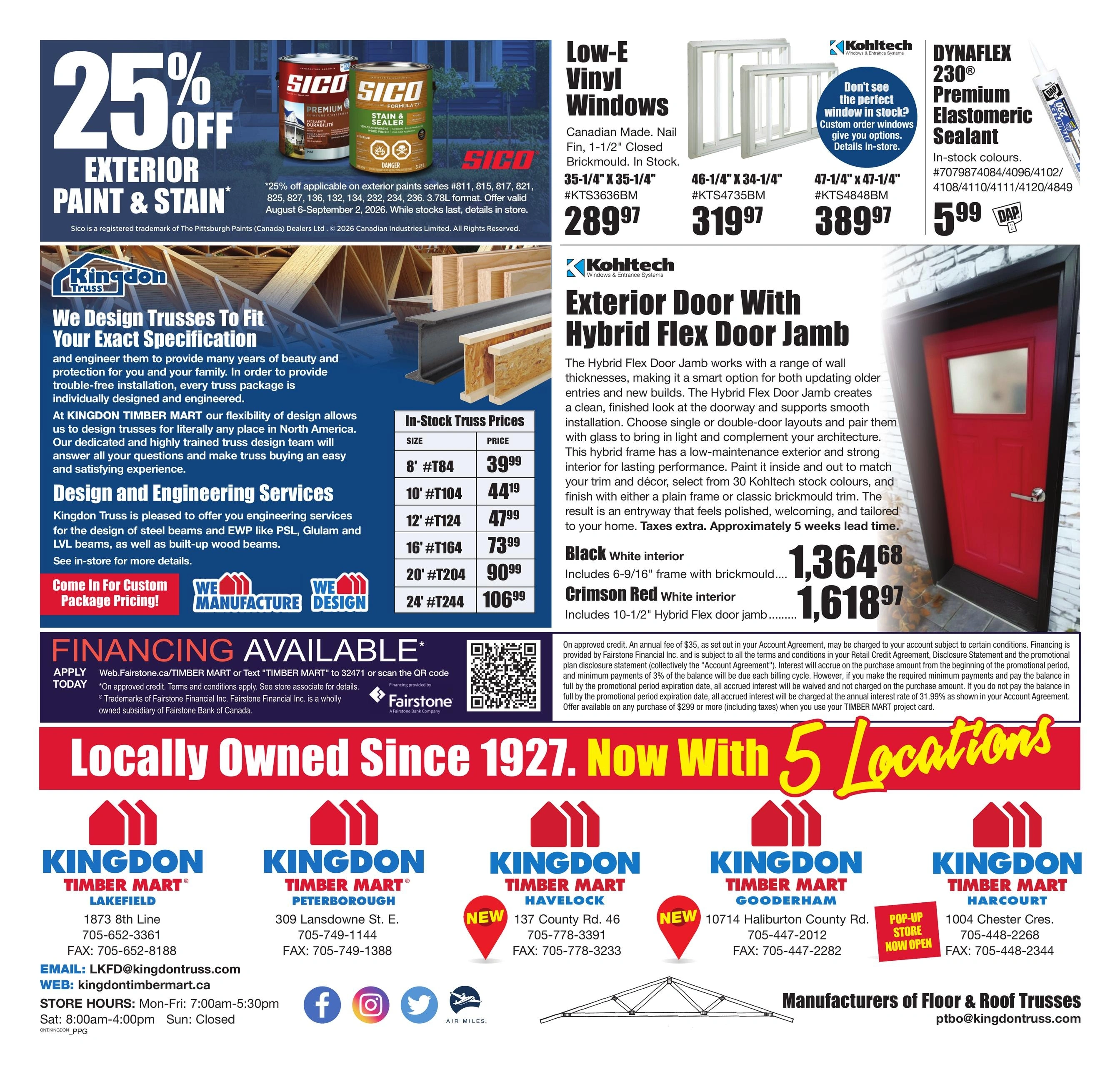 Timber Mart flyer page 8