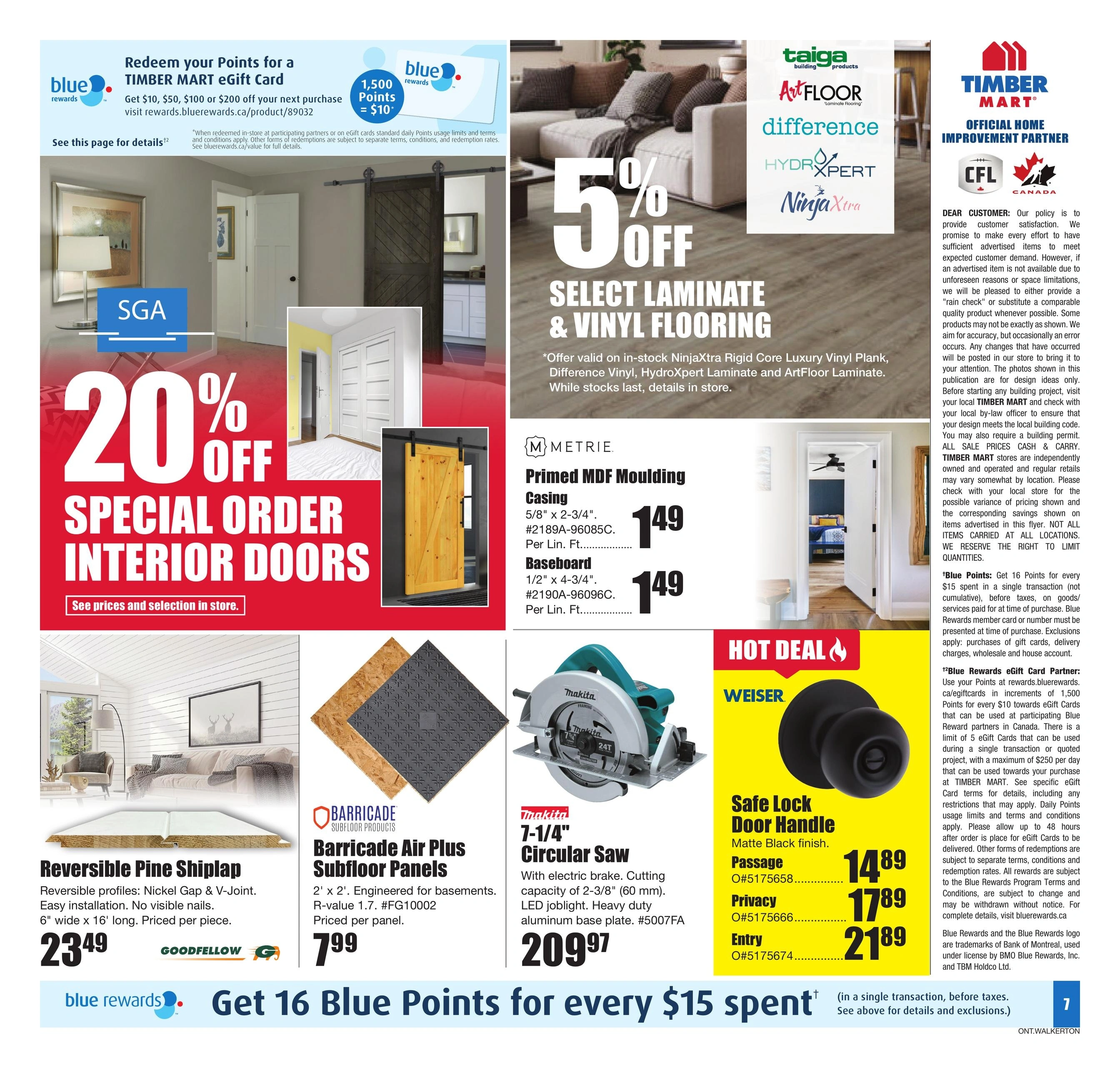 Timber Mart flyer page 7