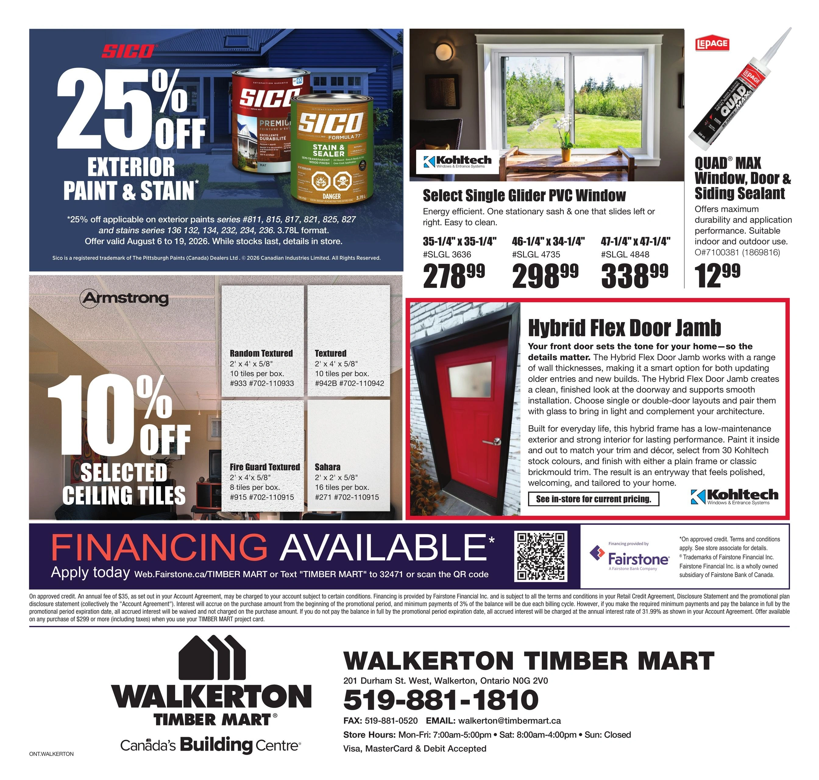 Timber Mart flyer page 8