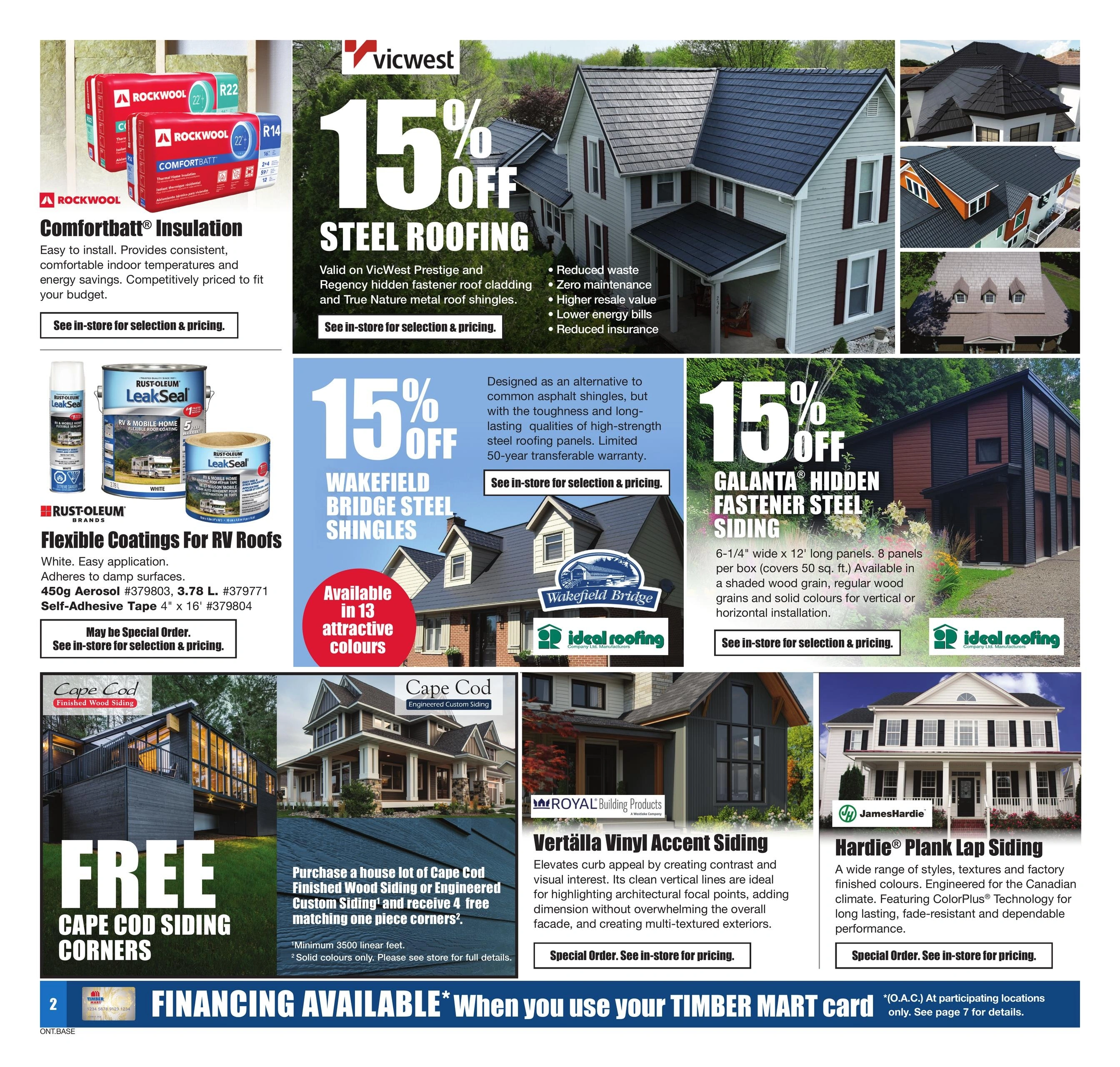 Timber Mart flyer page 2
