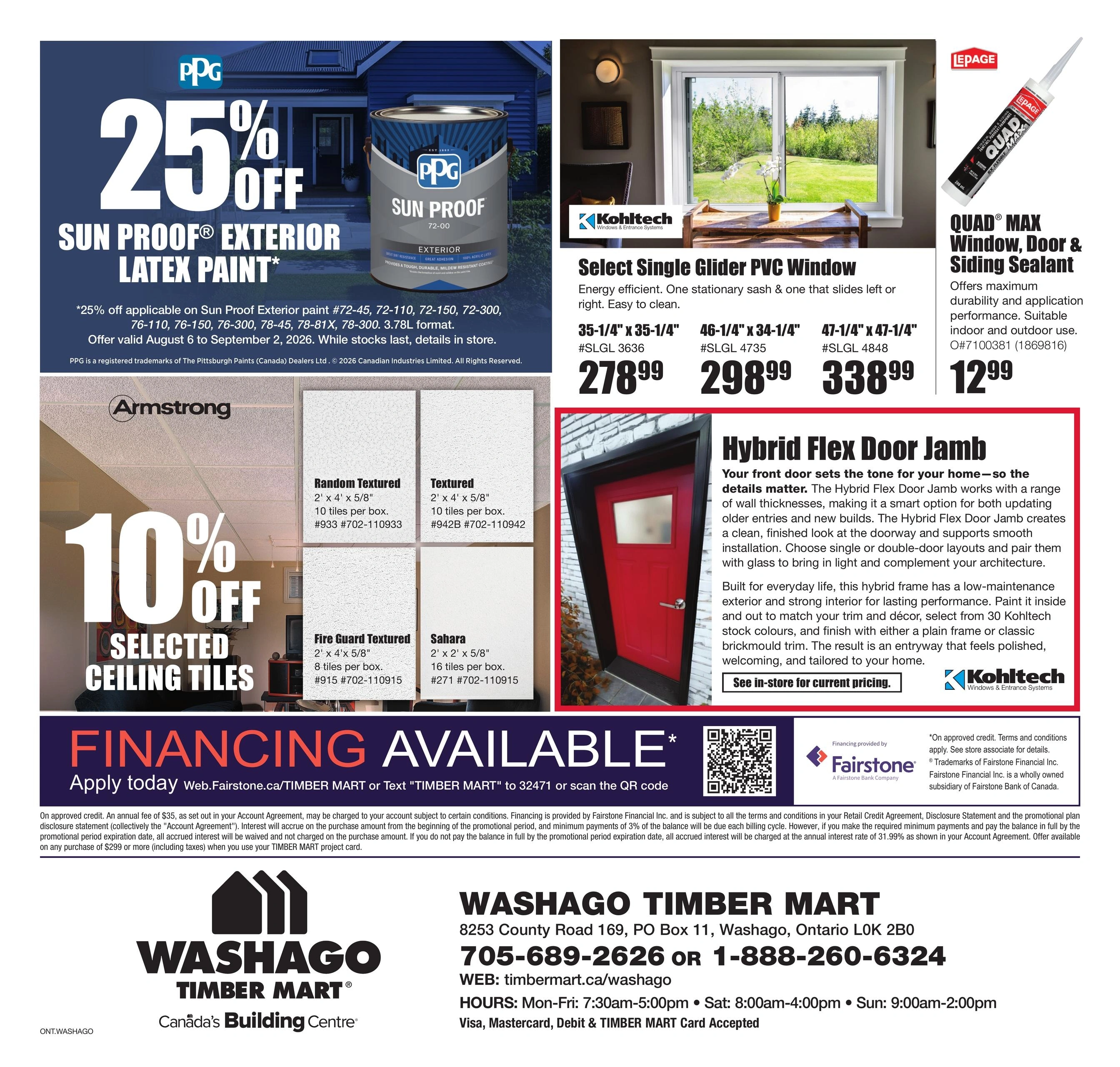 Timber Mart flyer page 8