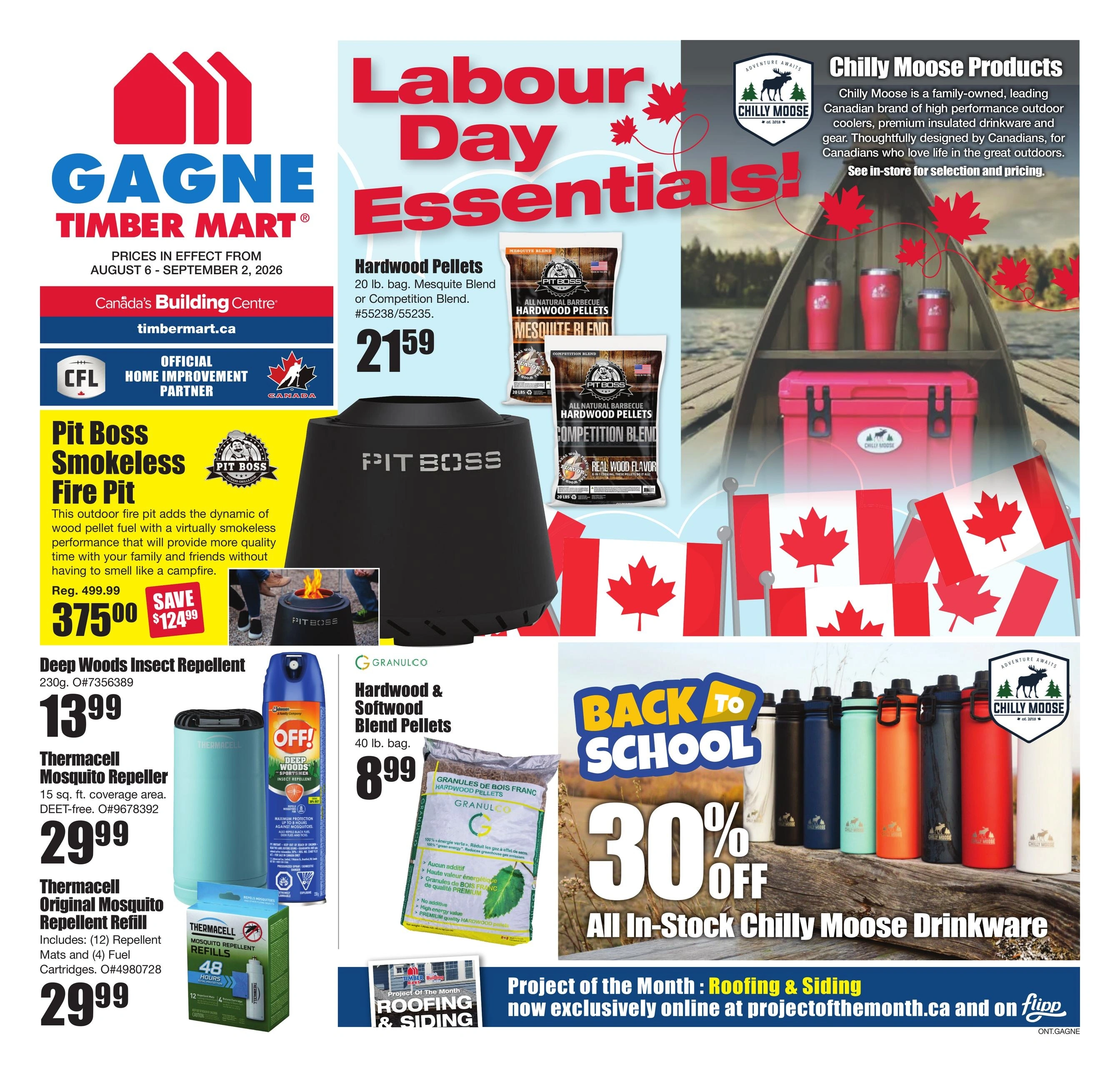 Timber Mart flyer page 1