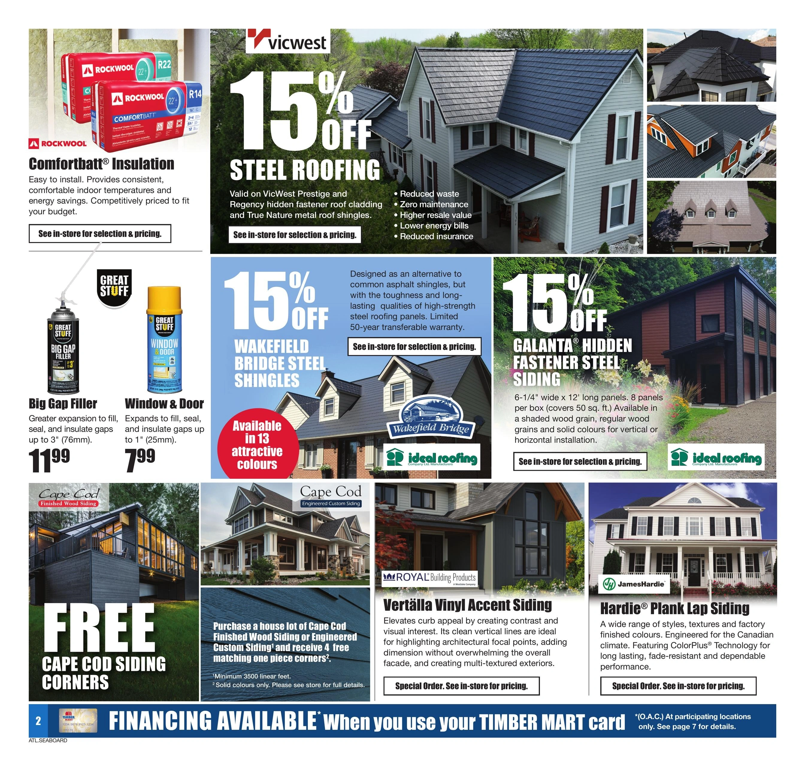 Timber Mart flyer page 2