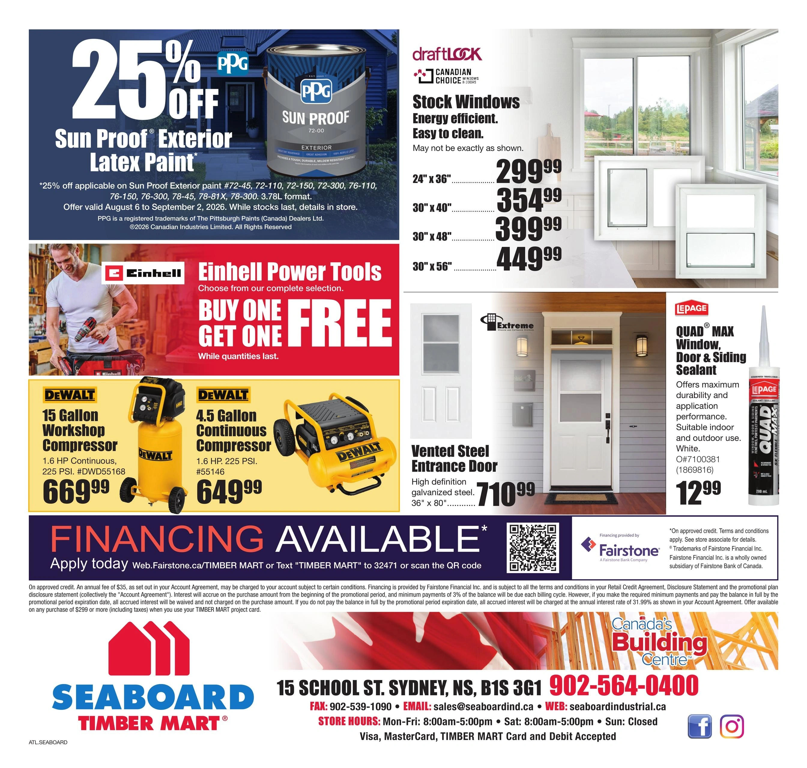 Timber Mart flyer page 8