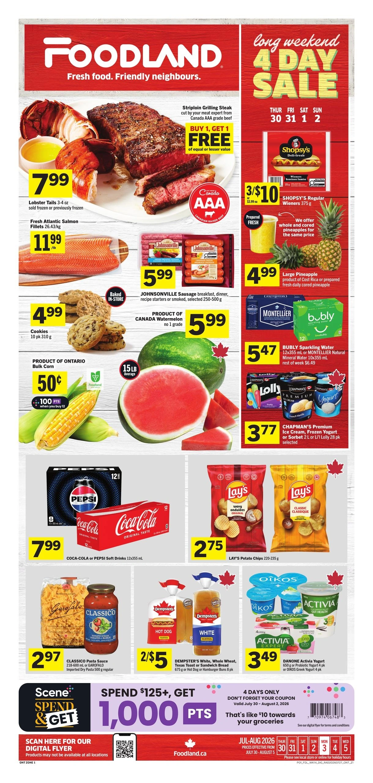 Foodland flyer page 1
