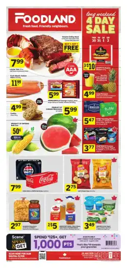 Foodland Weekly eFlyer 07/30 - 08/05