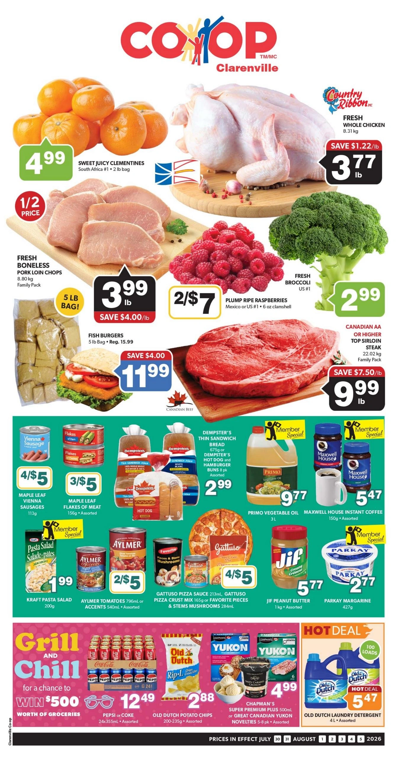 Clarenville Co-op flyer page 1