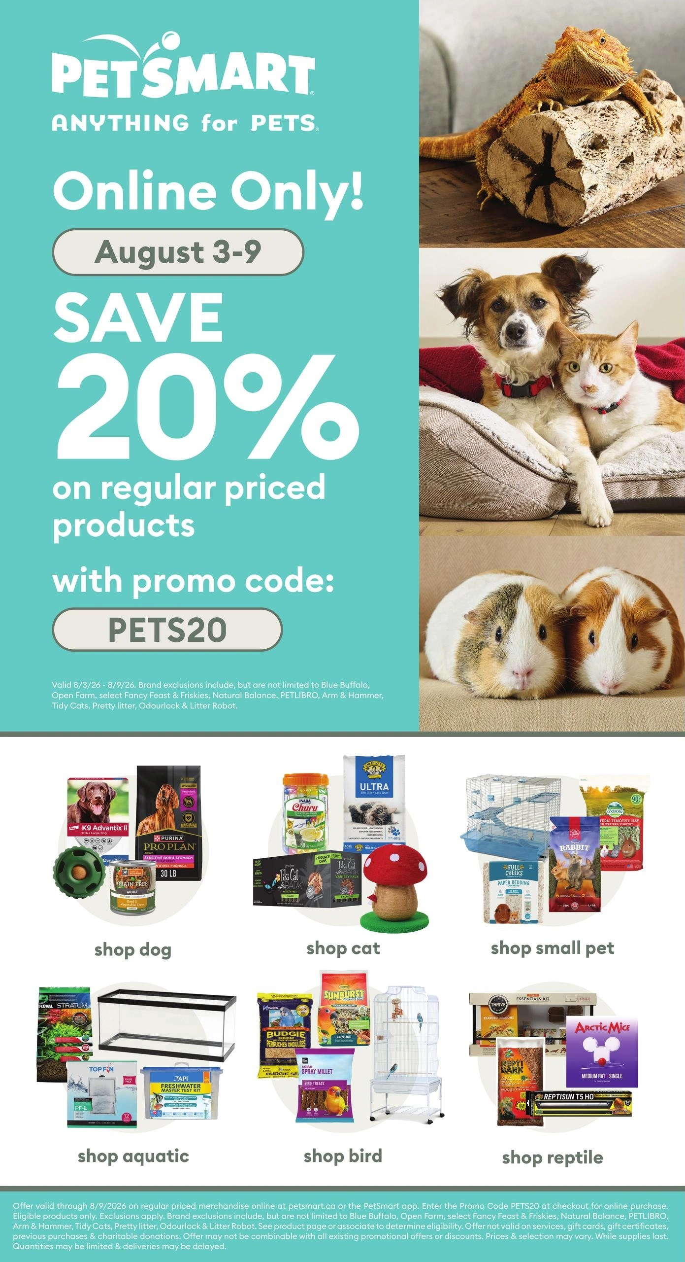 PetSmart flyer page 1