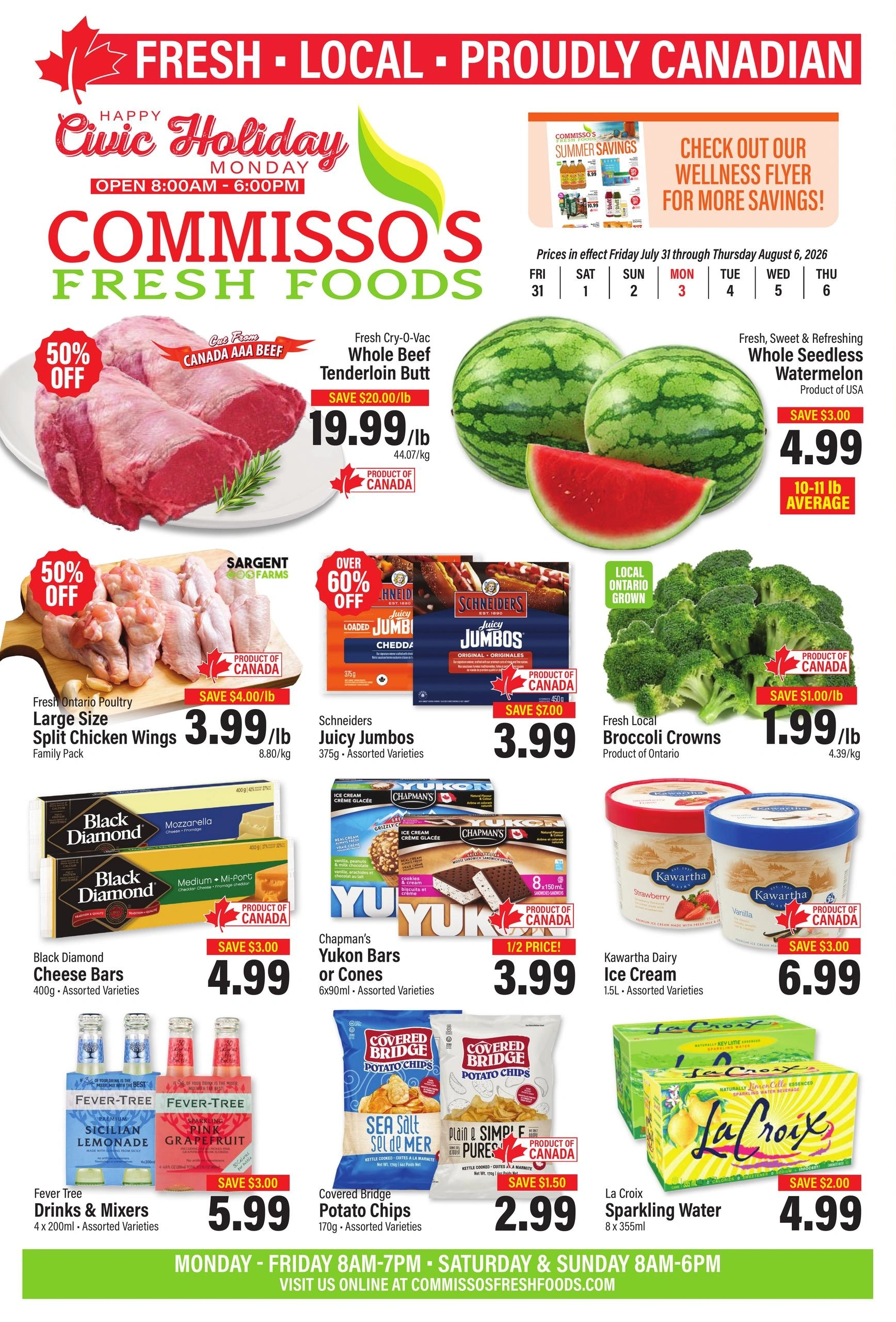Commisso's Fresh Foods flyer page 1