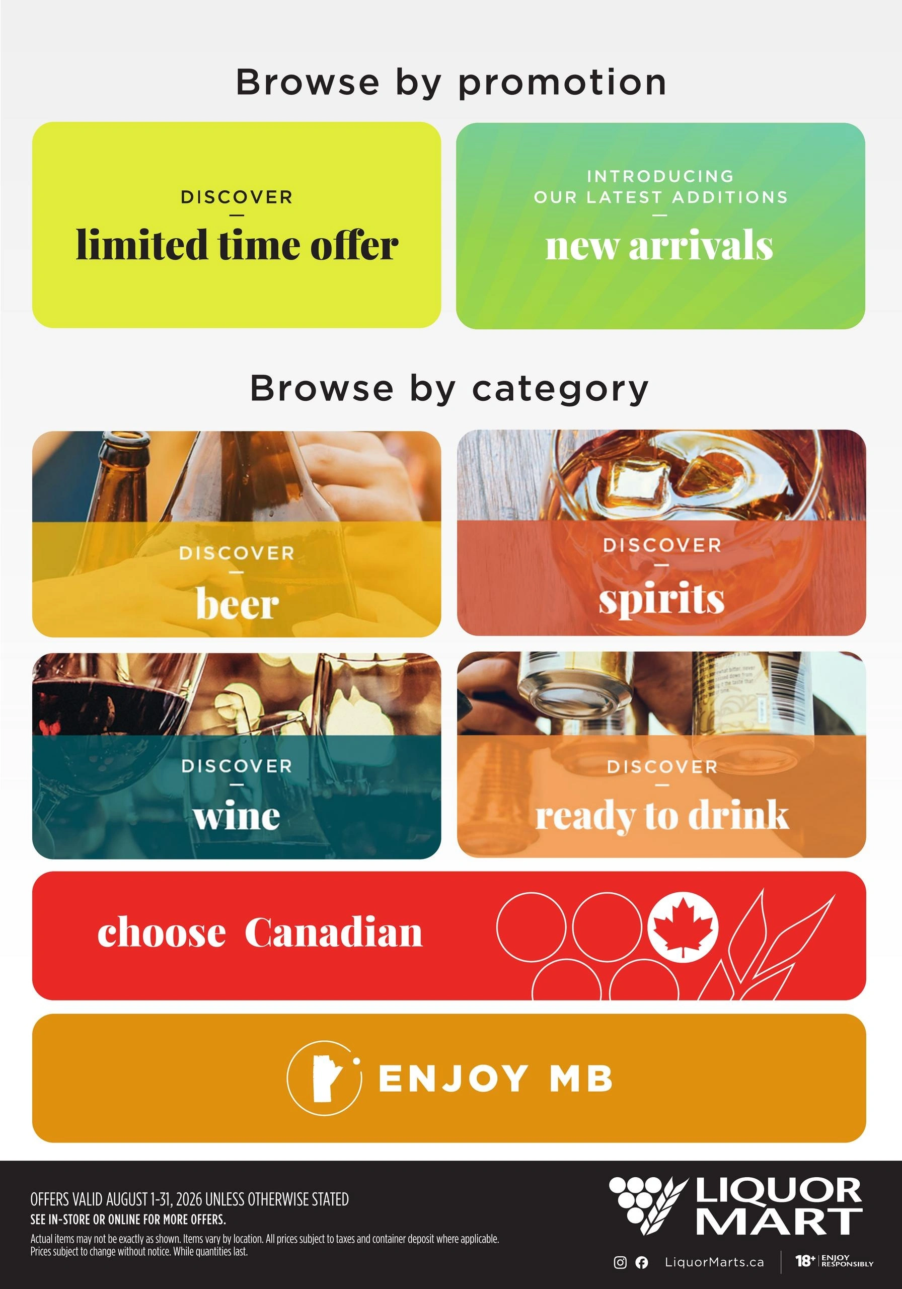Liquor Mart flyer page 20