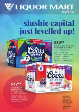 Liquor Mart Monthly Flyer